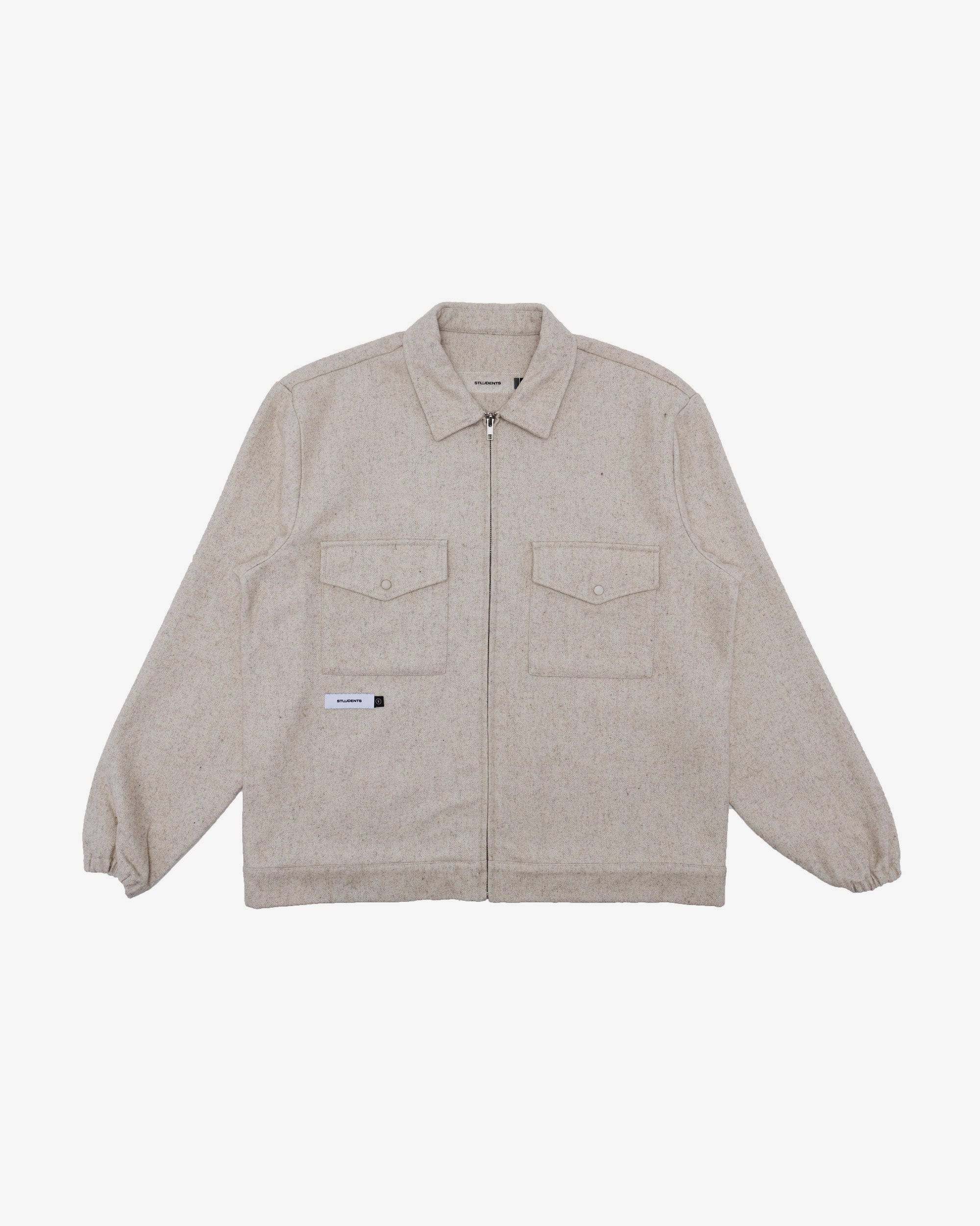 Enfield Wool Zip Jacket - Students Golf