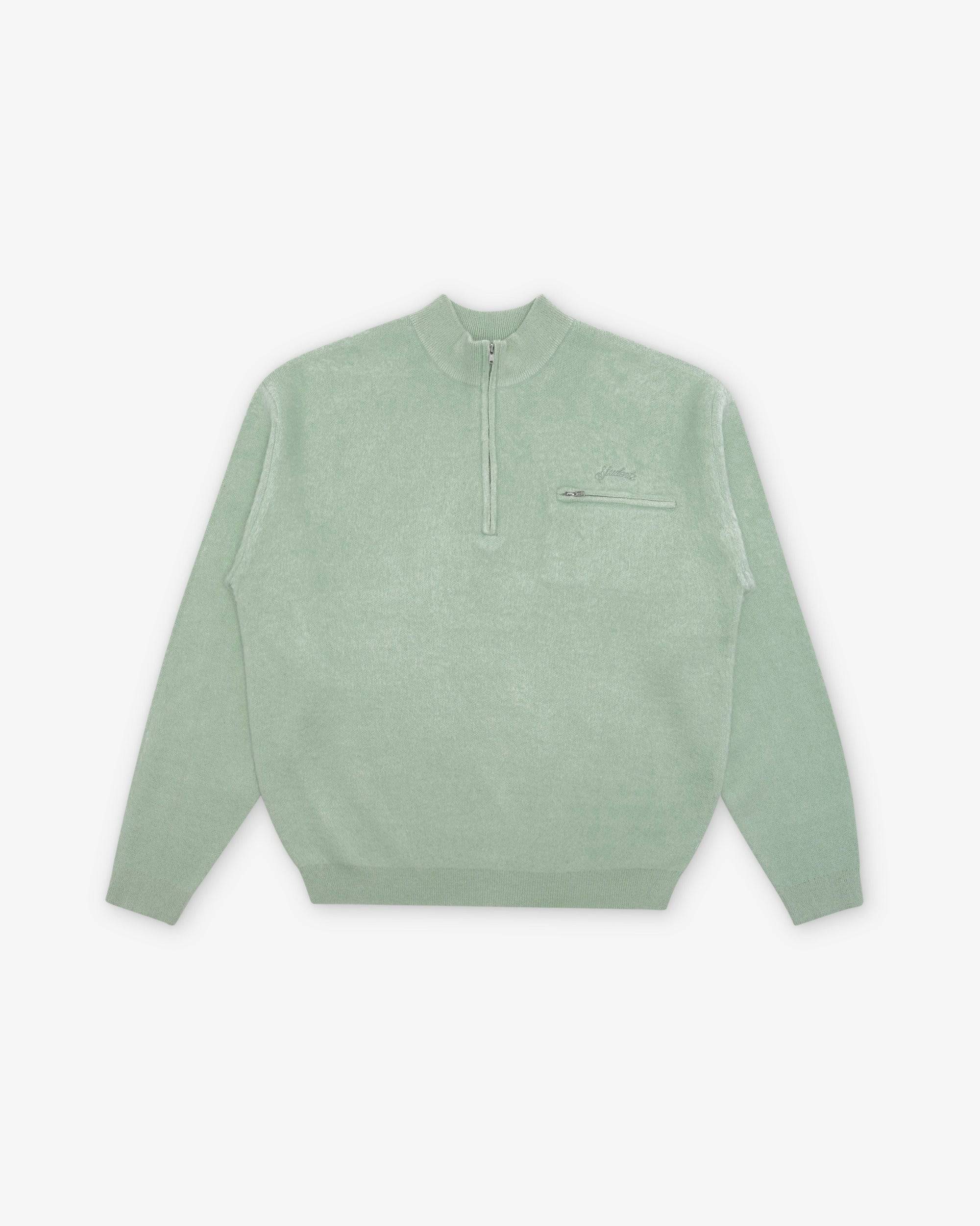 Wilson Mohair L/S Q-Zip Sweater - Students Golf