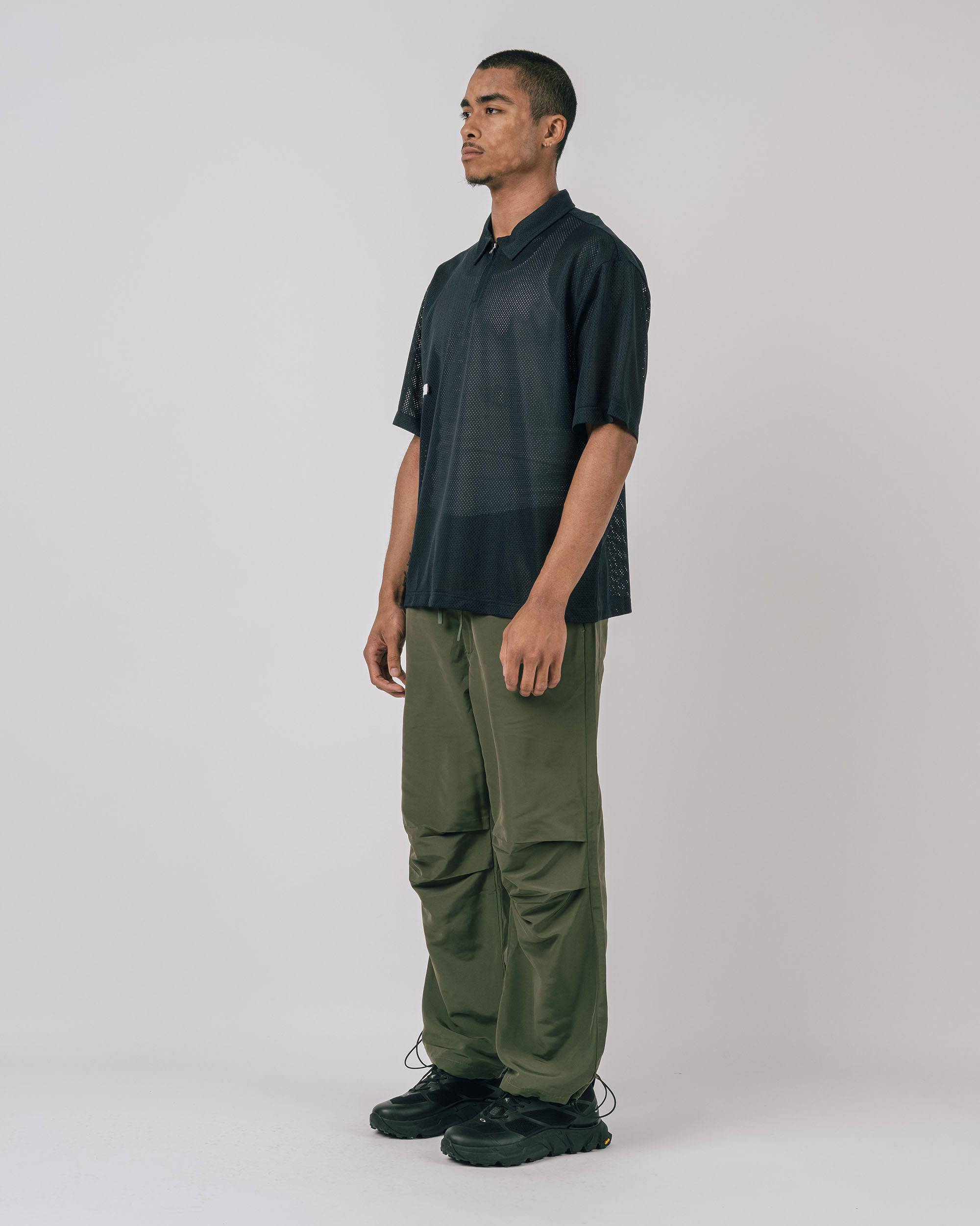 Course Marshal S/S Mesh Zip Polo - Students Golf