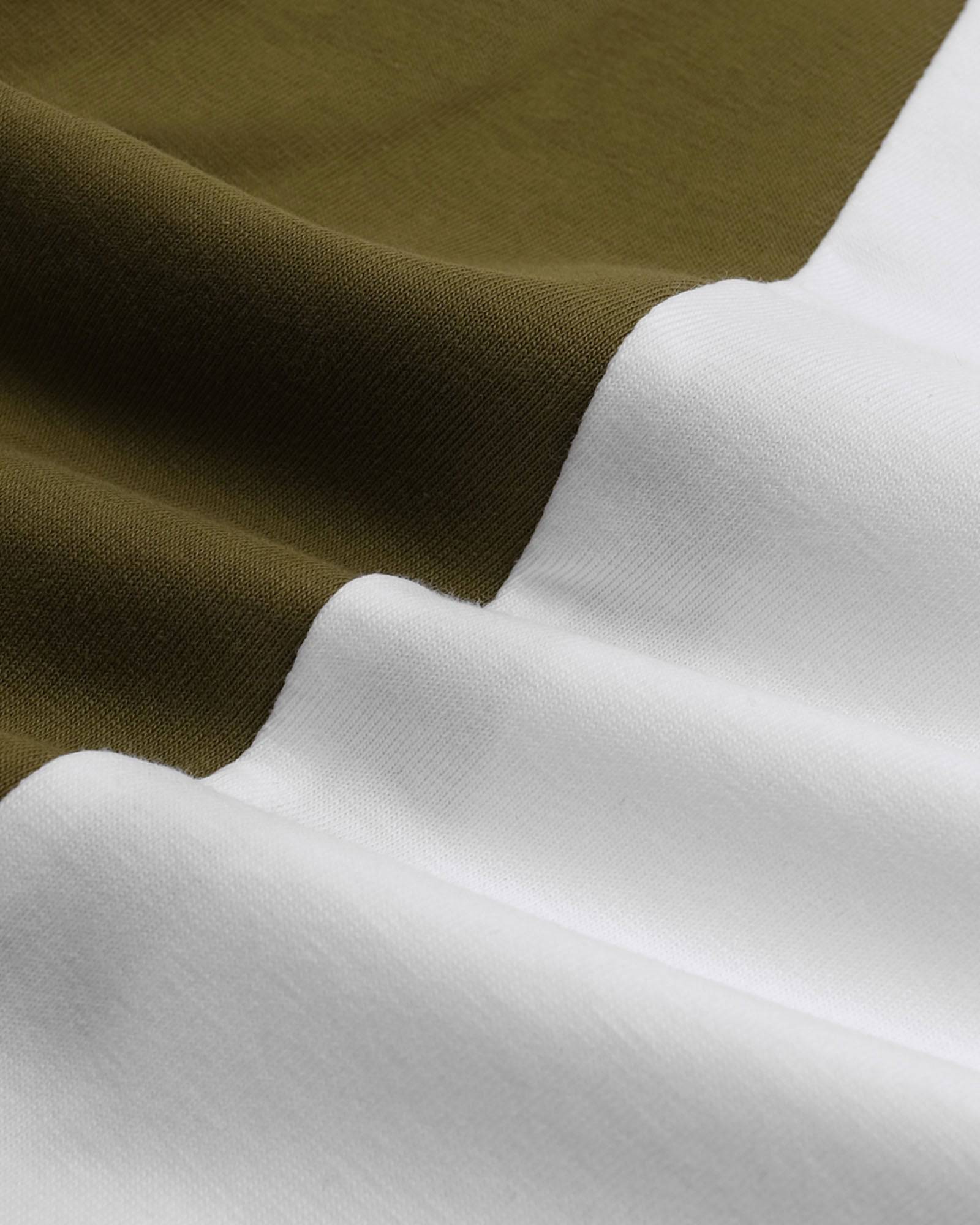 Assistant Jersey Zip Polo Shirt in white - front view