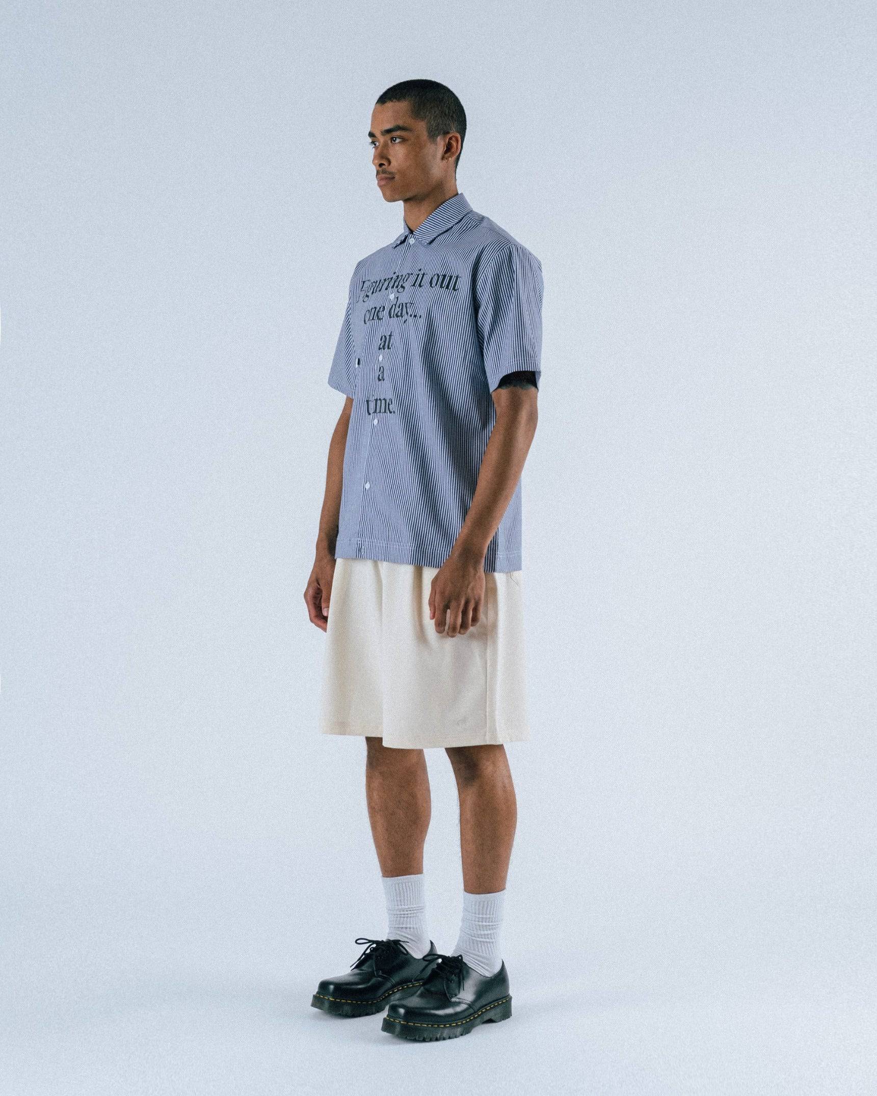 Calculus Baggy Slack Pleated Shorts - Students Golf