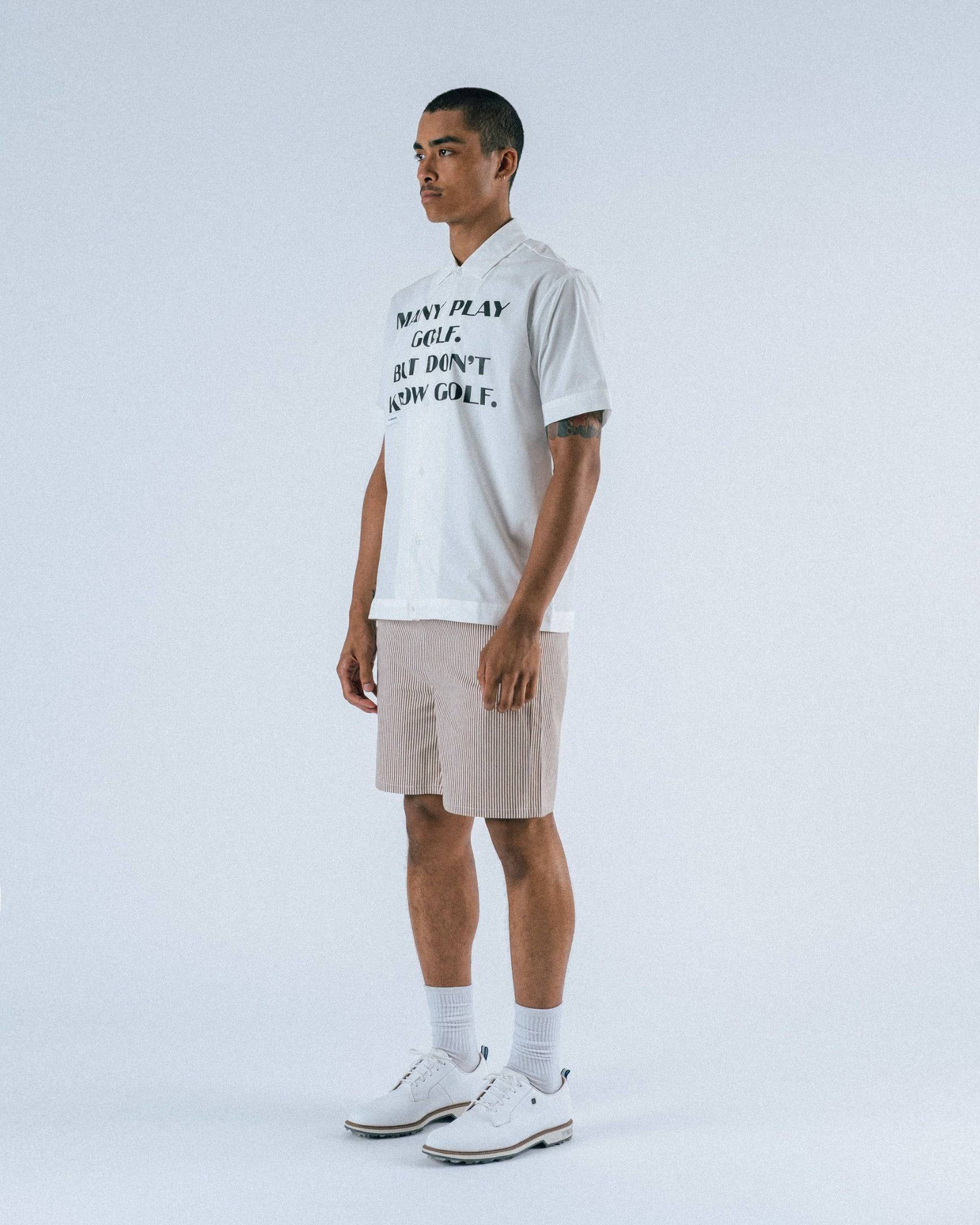 Otis Stripe Oxford Shorts - Students Golf