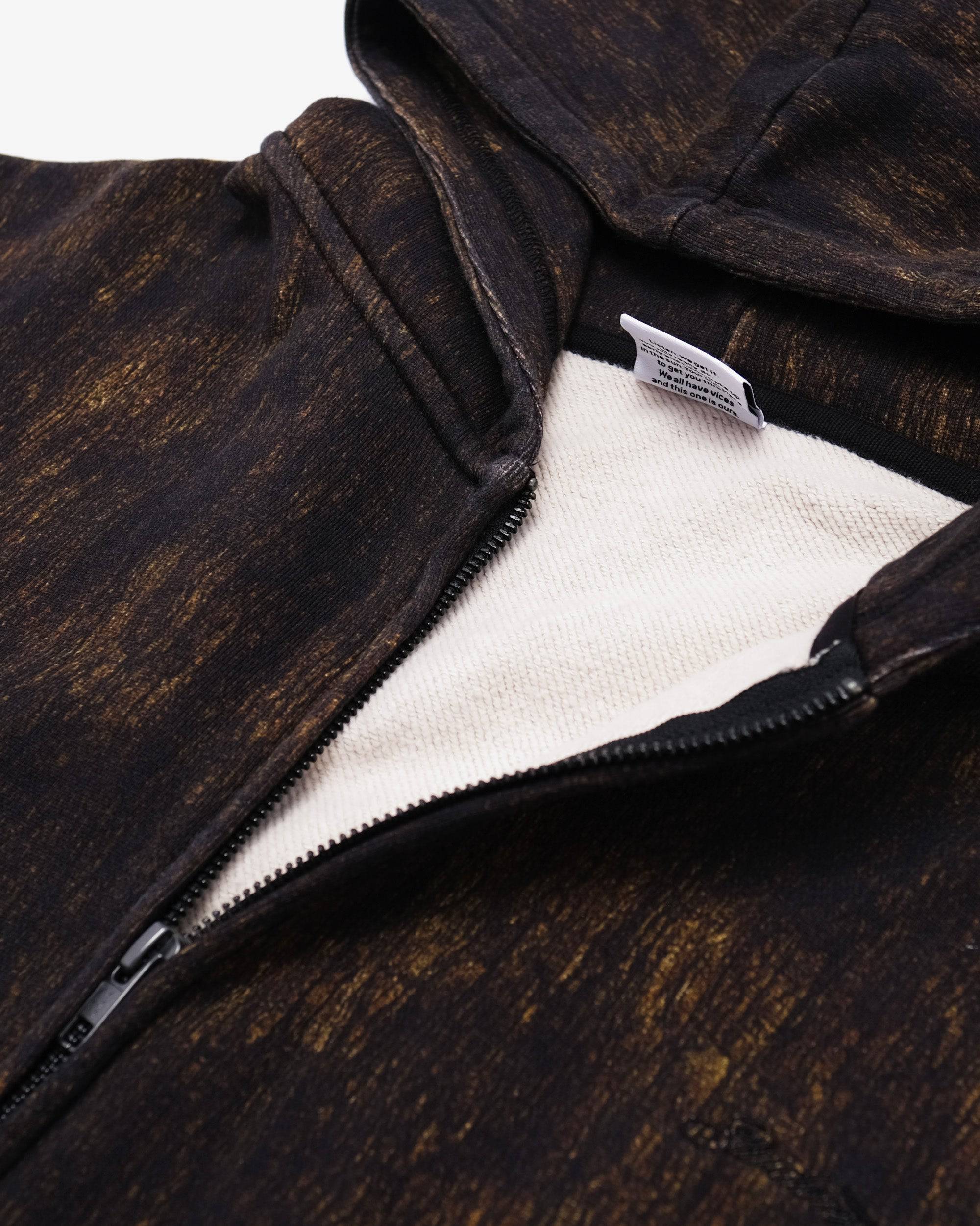 Bushill Camo Fleece Zip Hoodie - Students Golf