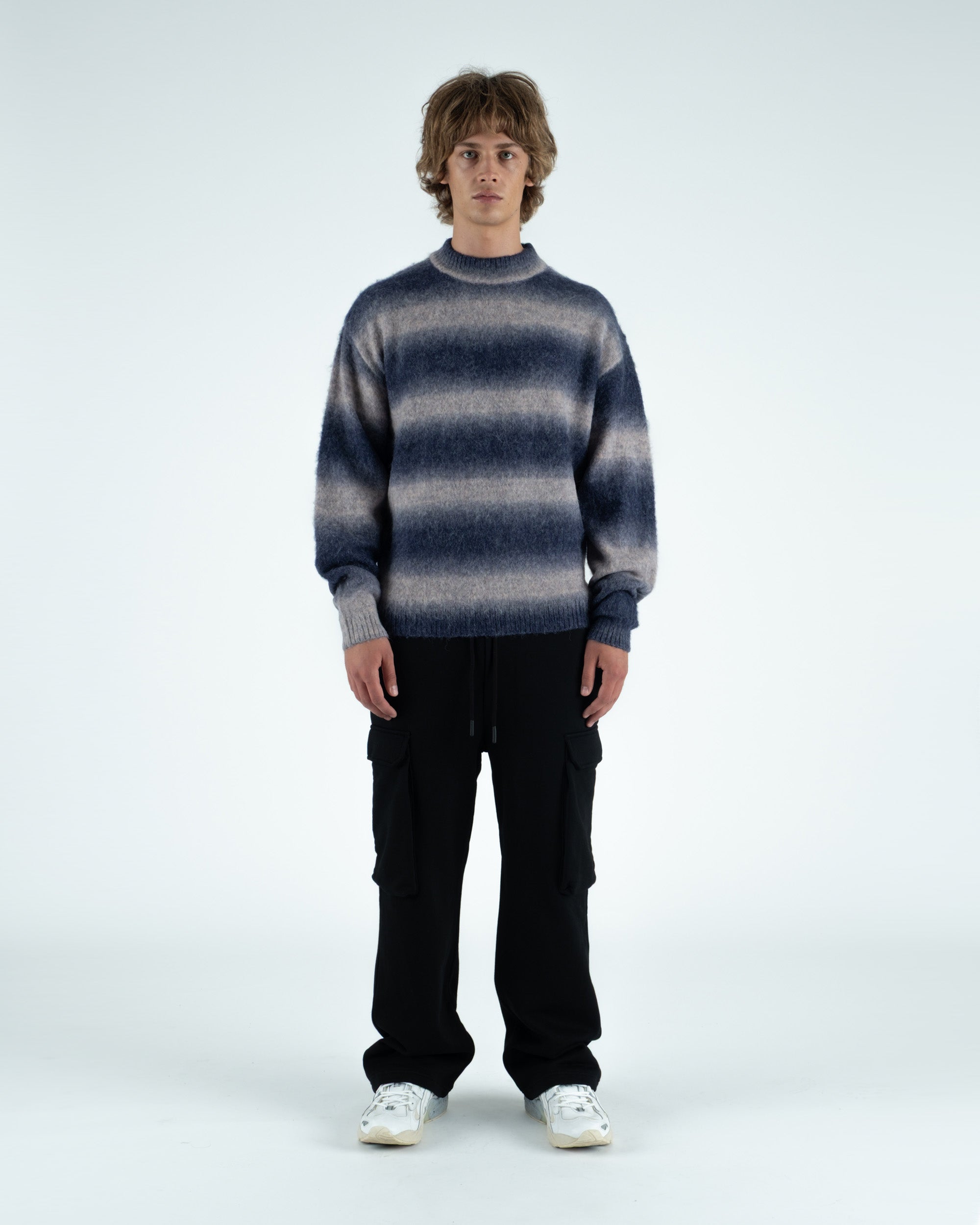 Cole Knit L/S Mockneck Mohair Sweater - Students Golf