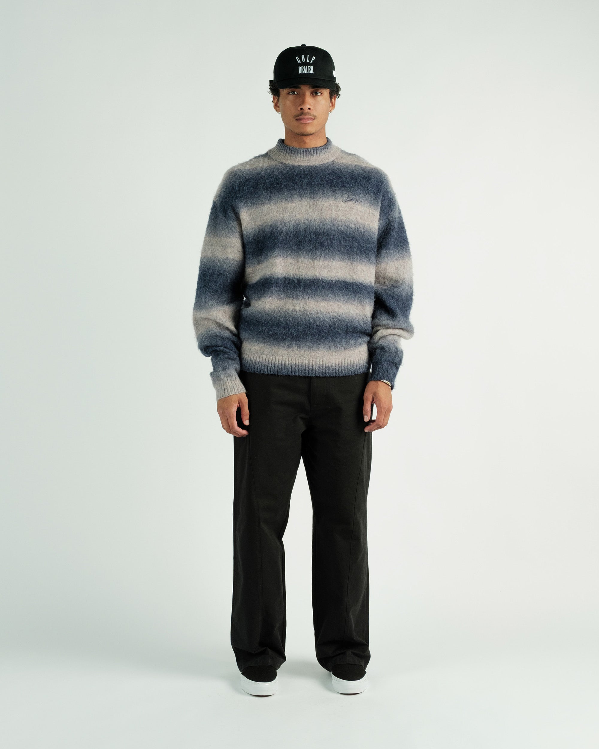 Students Golf - Cole Knit L/S Mockneck Mohair Sweater