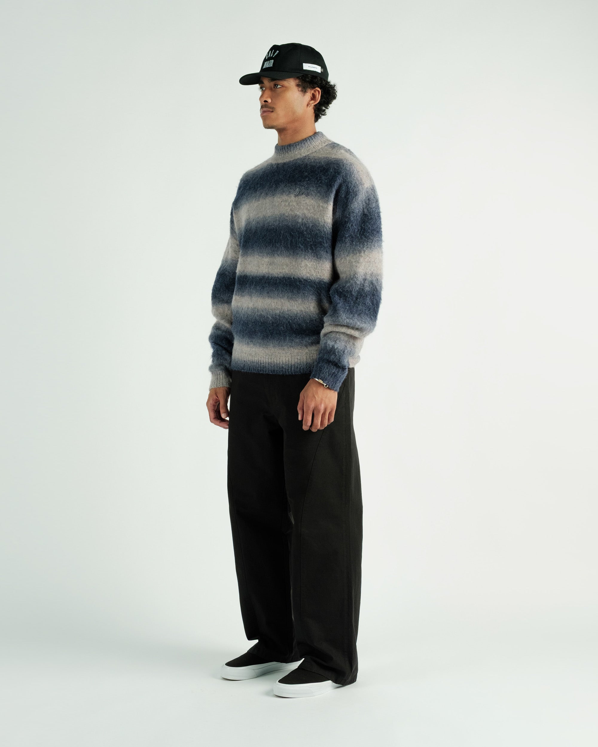 Students Golf - Cole Knit L/S Mockneck Mohair Sweater