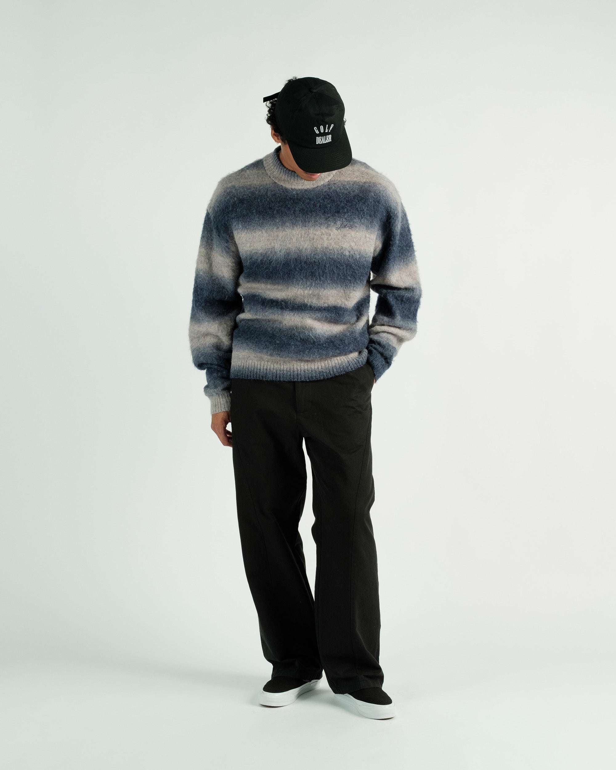 Students Golf - Cole Knit L/S Mockneck Mohair Sweater