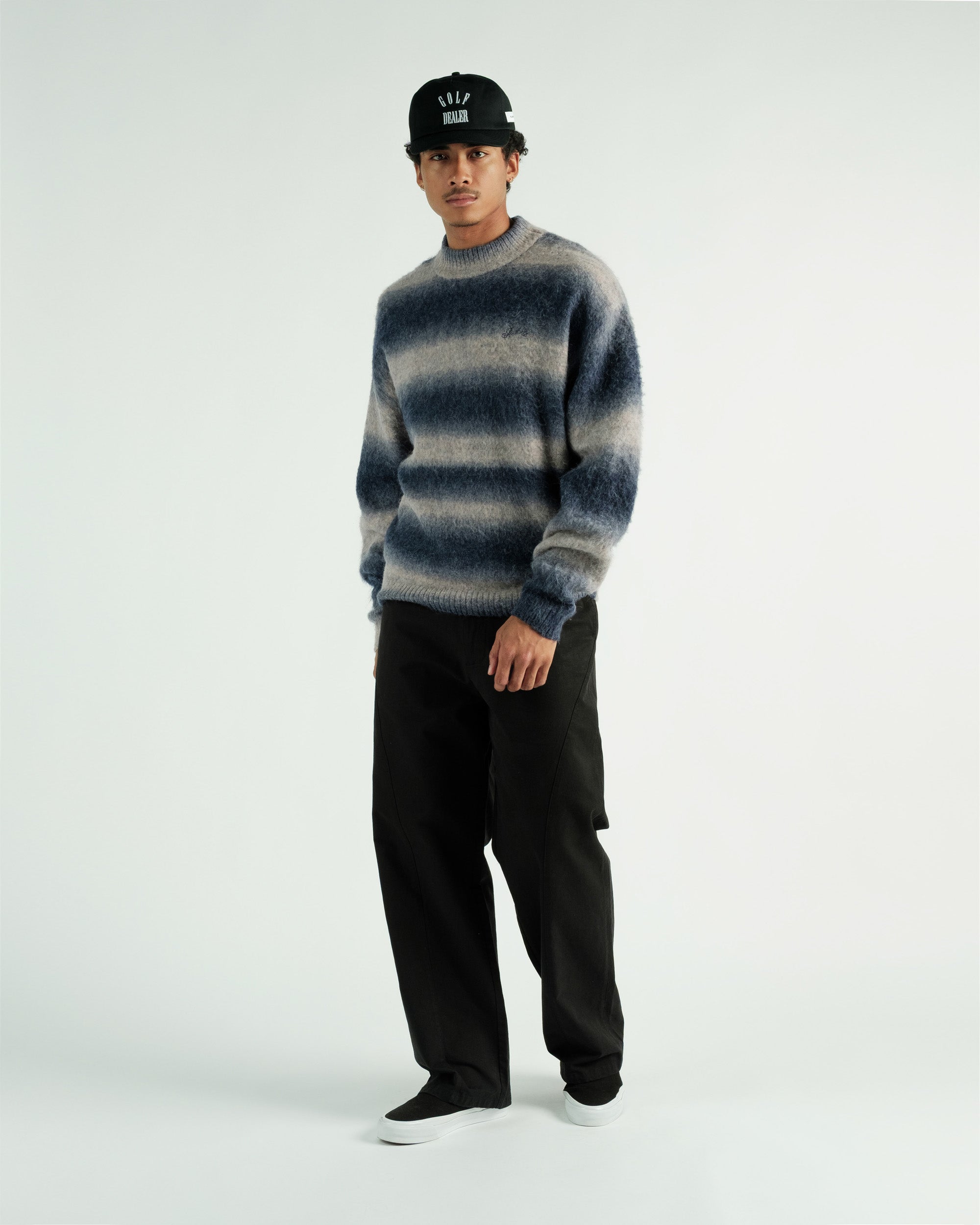 Students Golf - Cole Knit L/S Mockneck Mohair Sweater