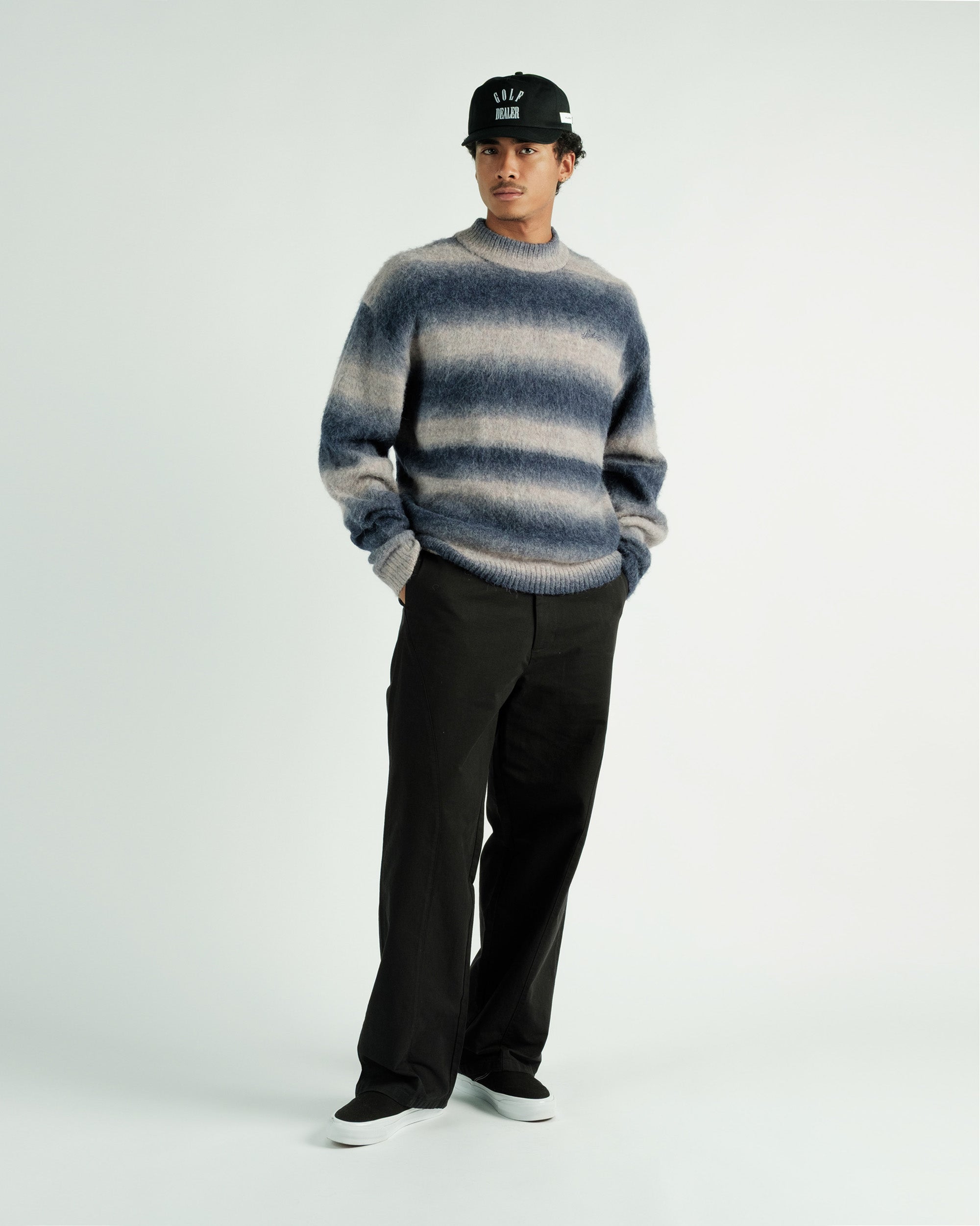 Students Golf - Cole Knit L/S Mockneck Mohair Sweater