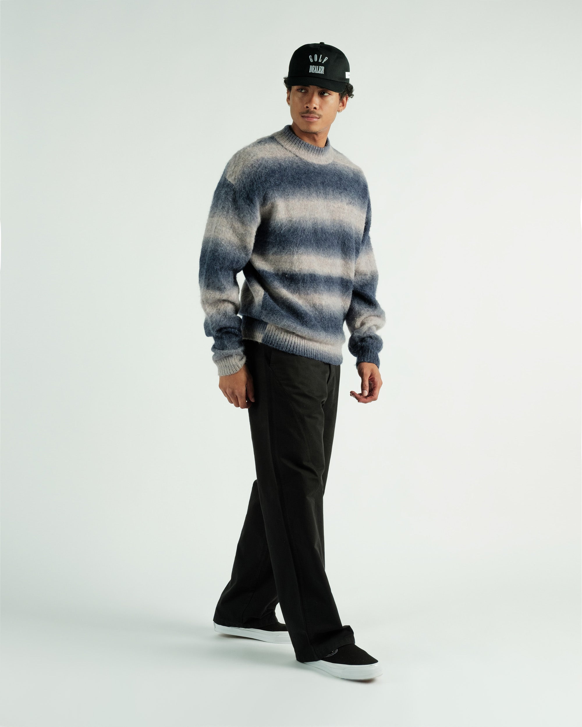 Students Golf - Cole Knit L/S Mockneck Mohair Sweater