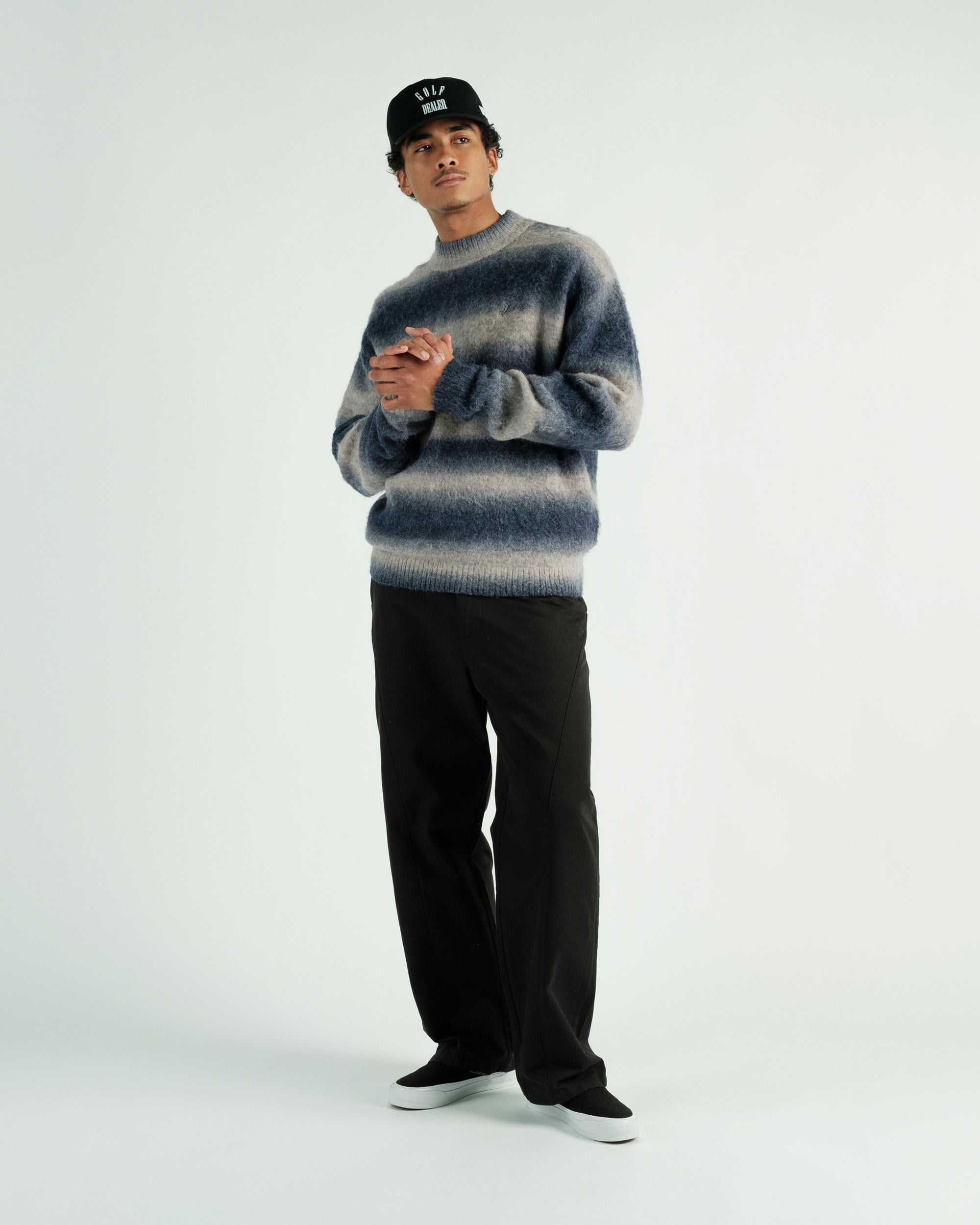 Students Golf - Cole Knit L/S Mockneck Mohair Sweater