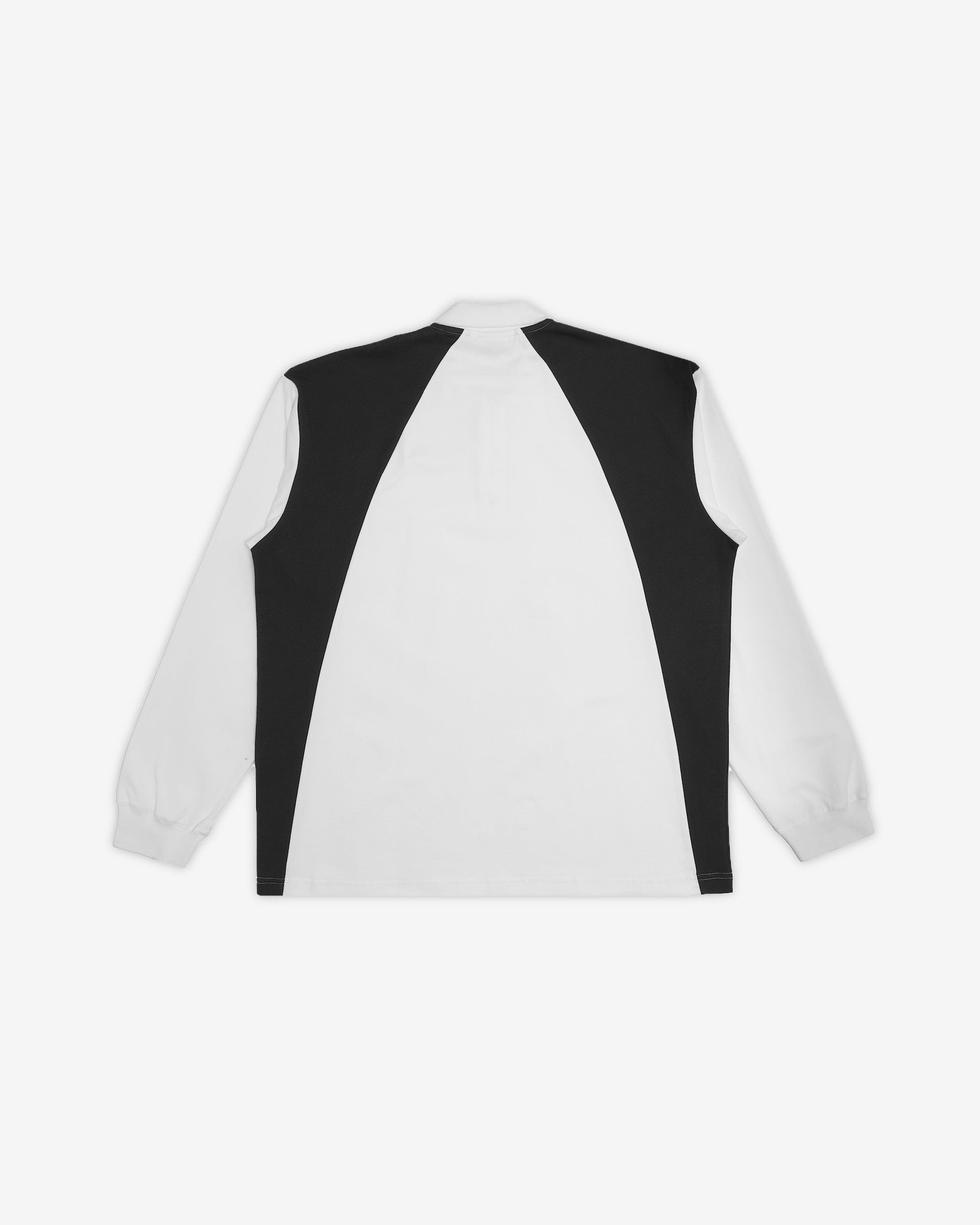 Black and white top on a white background