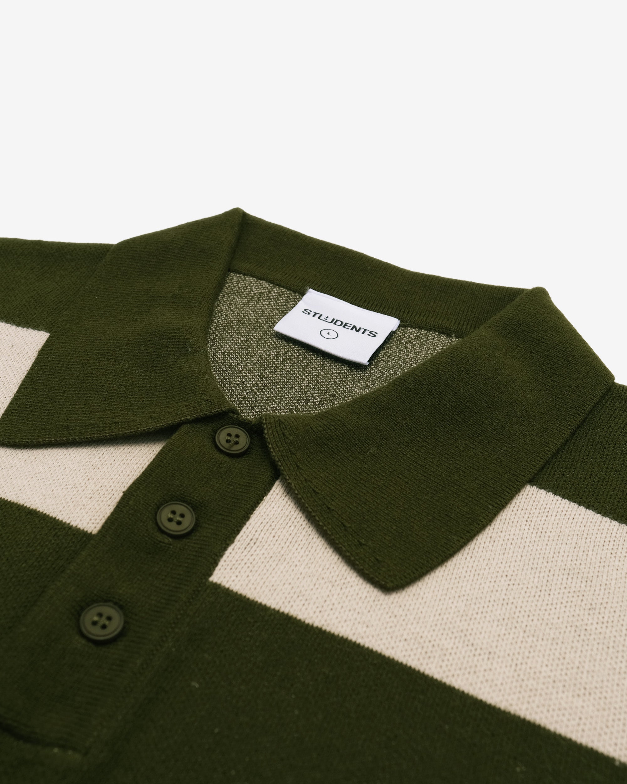 Whittier Knit LS Polo Sweater