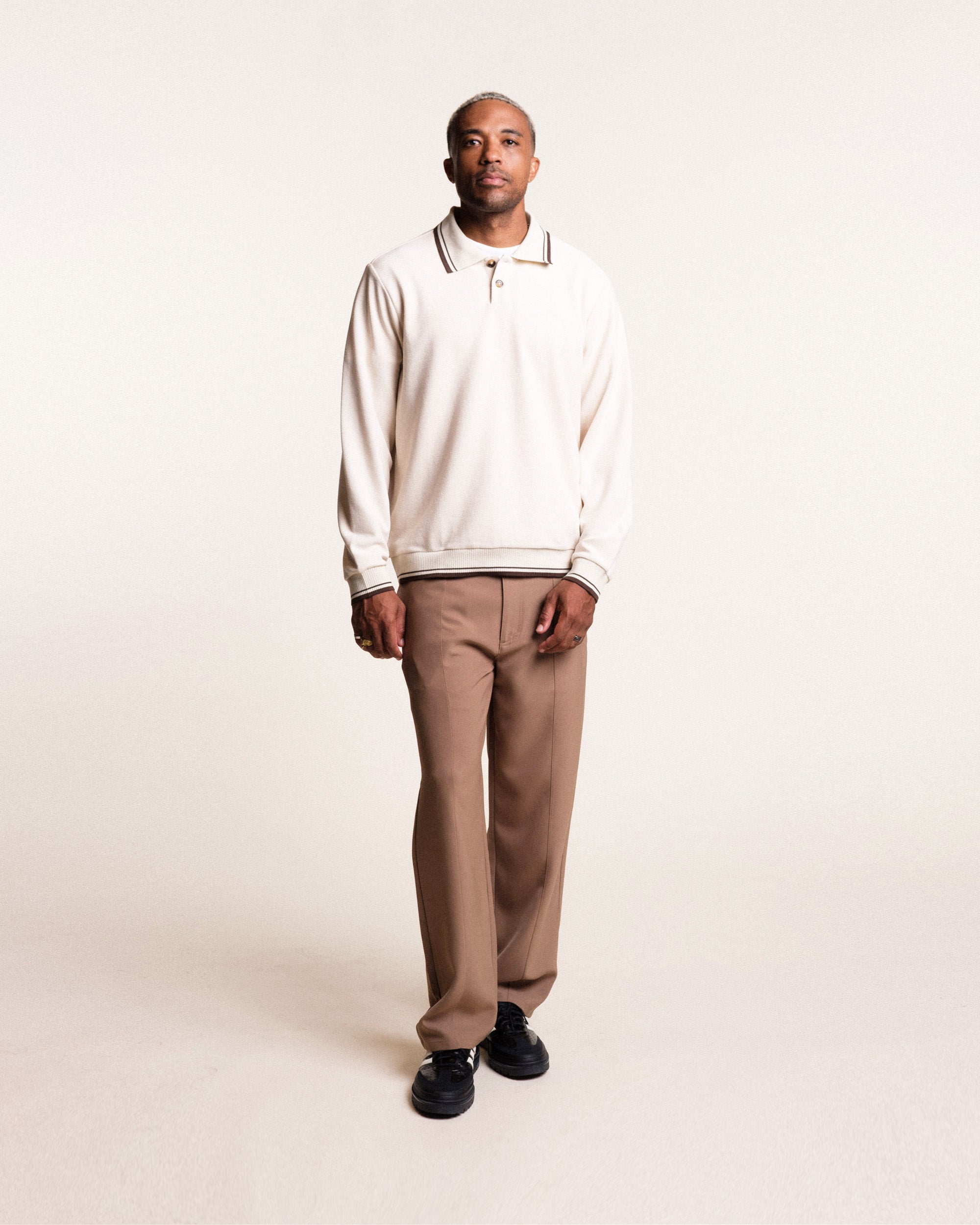 Hereford L/S Sweater Polo