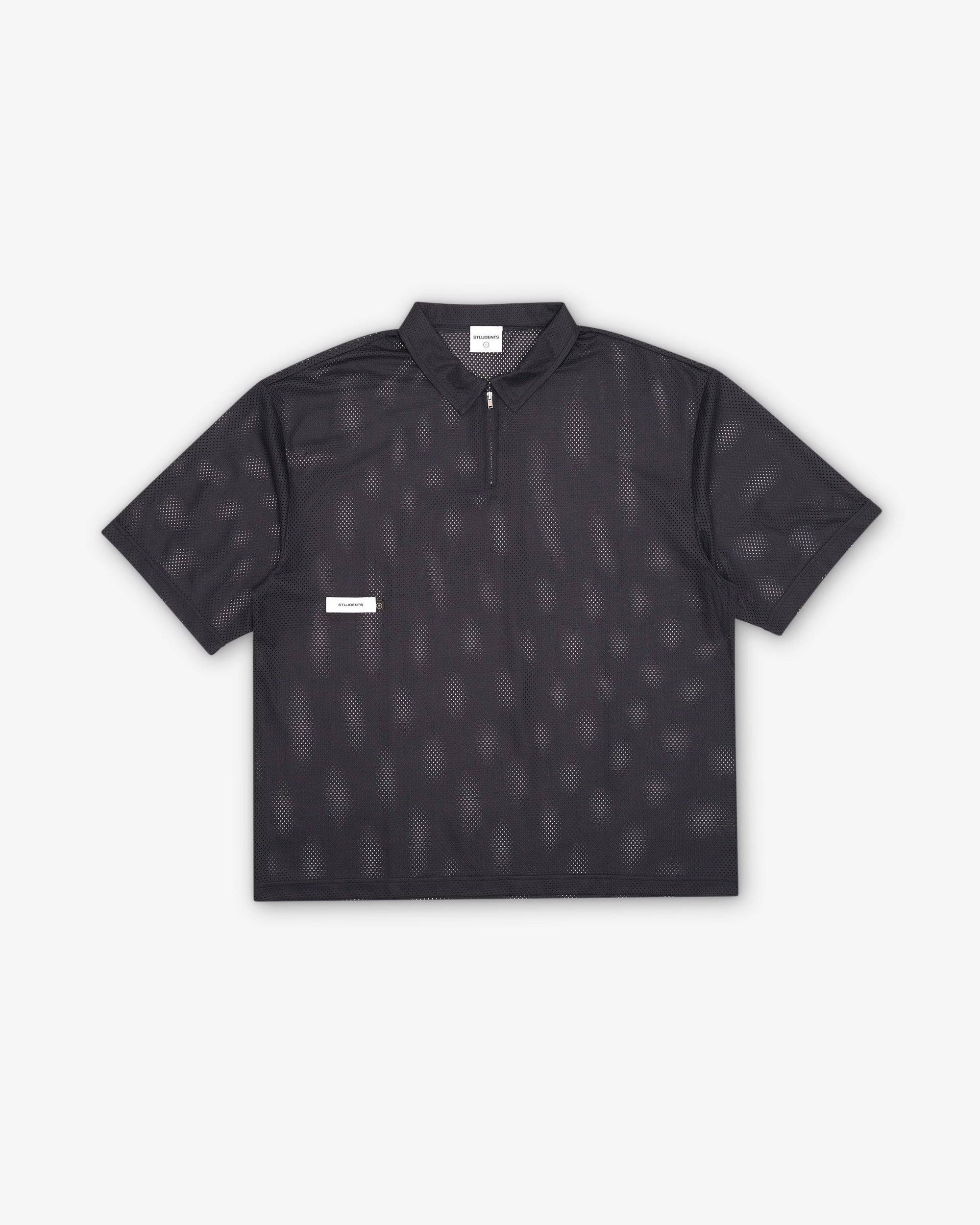 Course Marshal S/S Mesh Zip Polo - Students Golf
