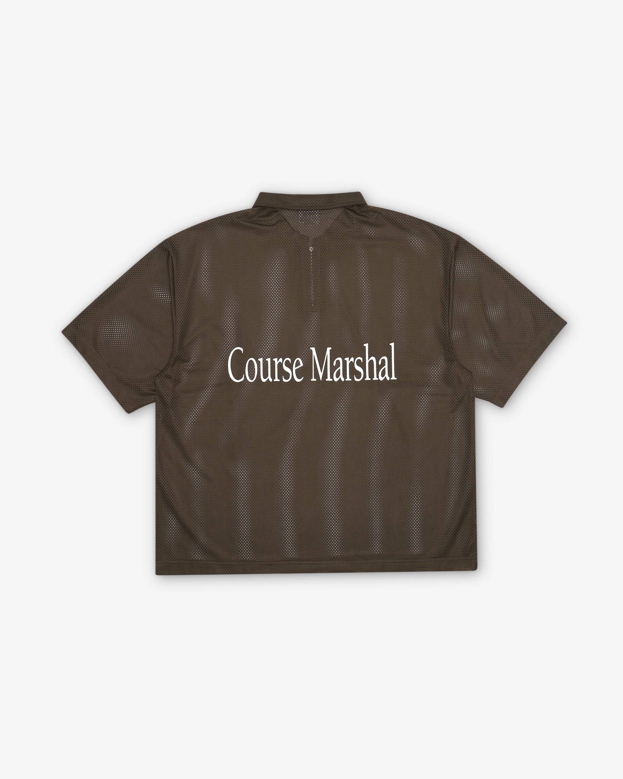 Course Marshal S/S Mesh Zip Polo - Students Golf