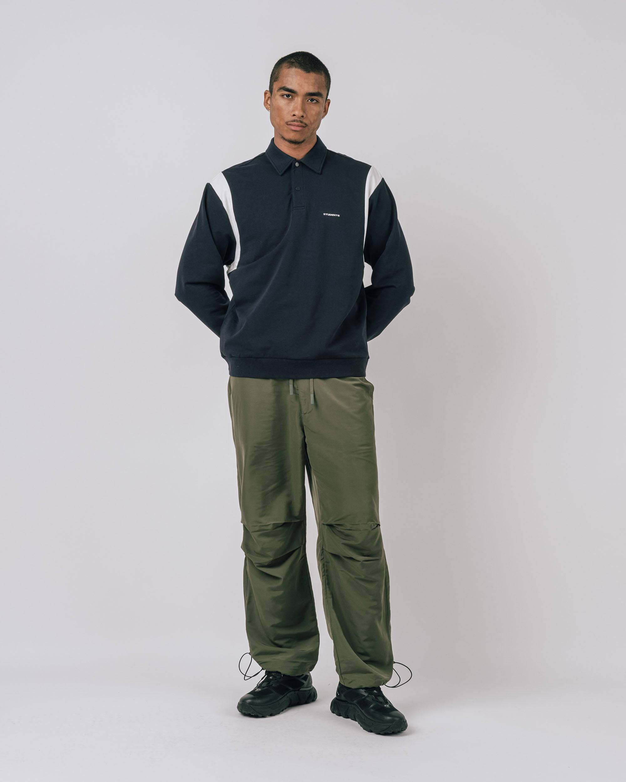 Clive L/S Fleece Polo - Students Golf