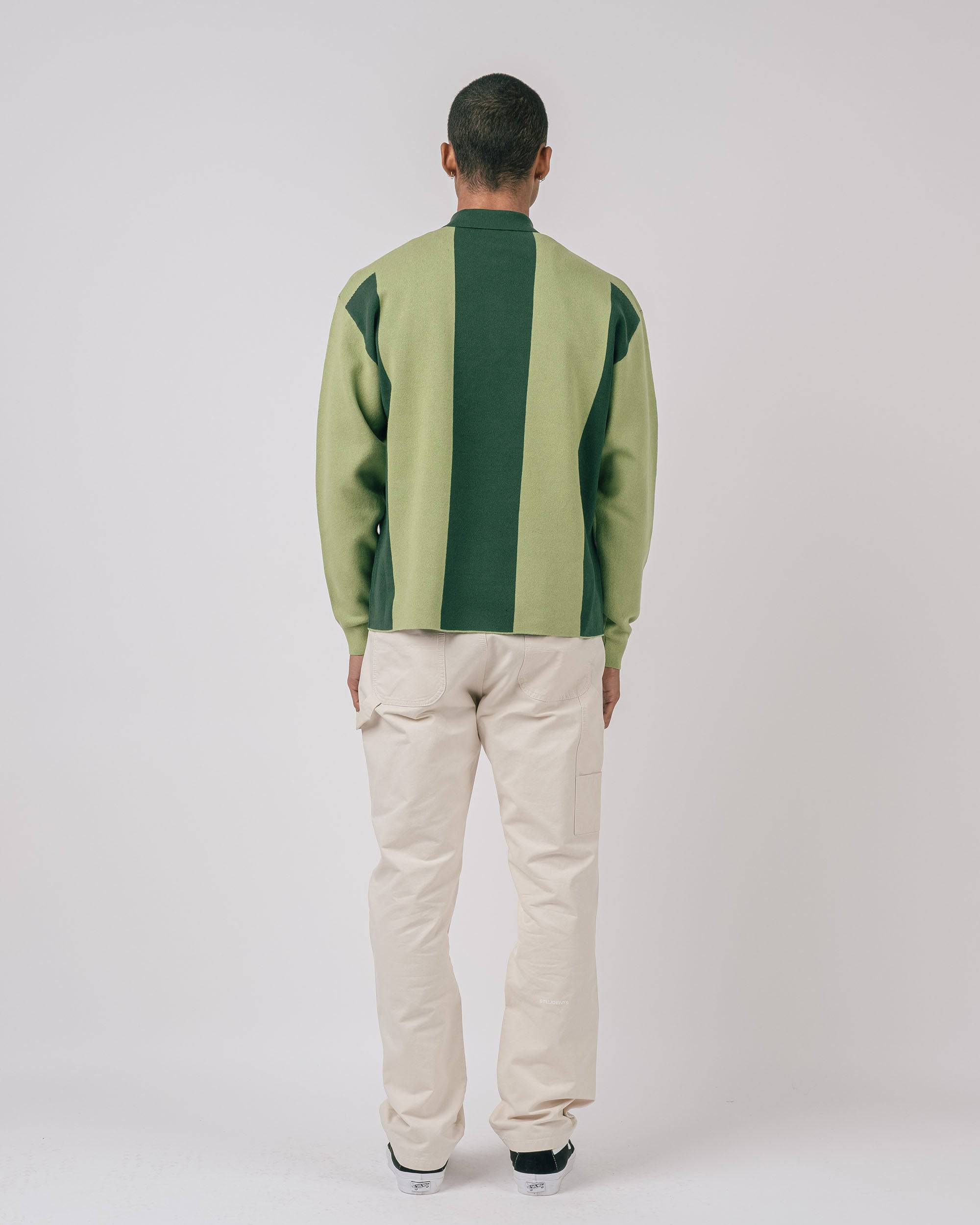 Kenway L/S Knit Polo Sweater - Students Golf