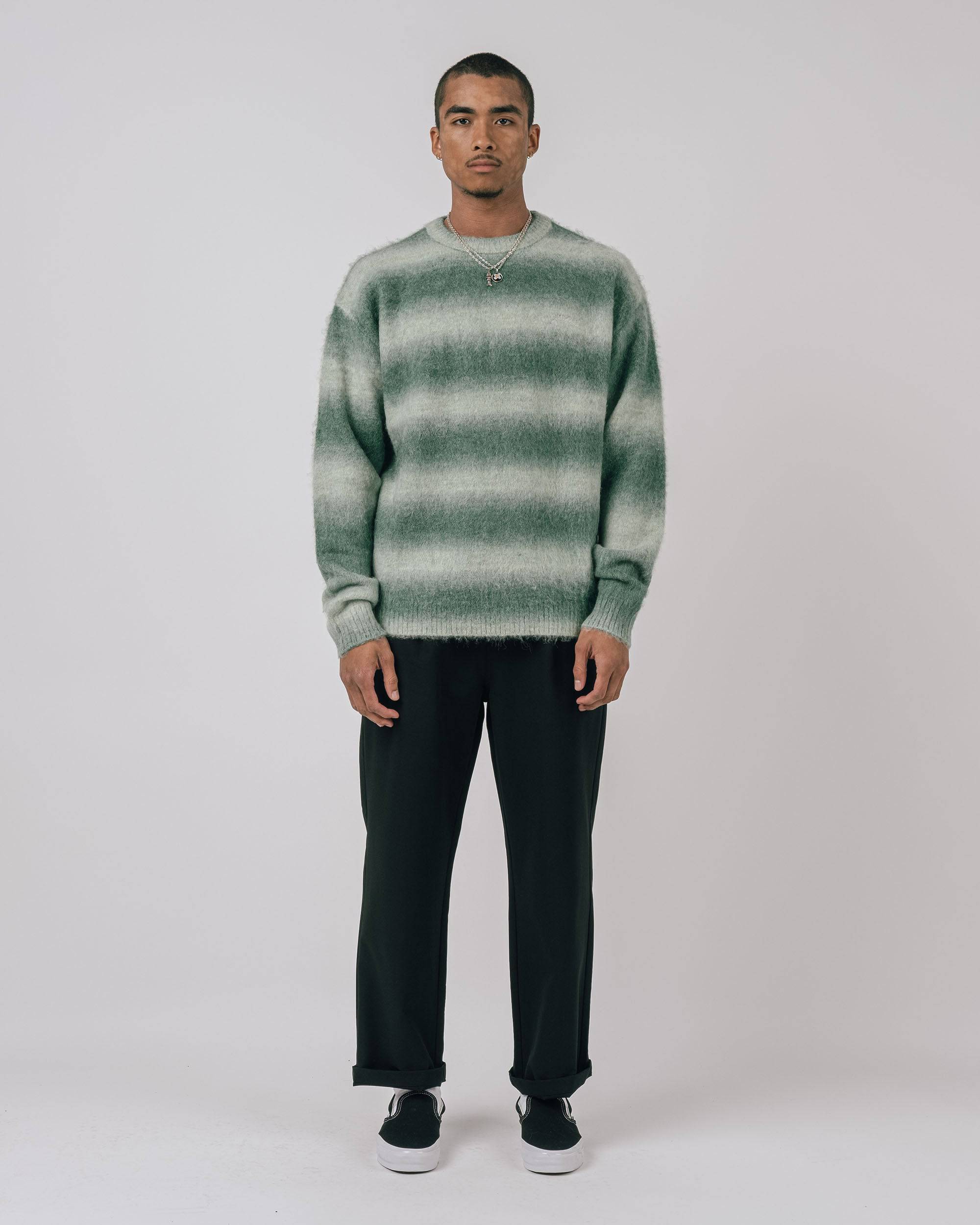 Davies Mohair L/S Crewneck Sweater - Students Golf