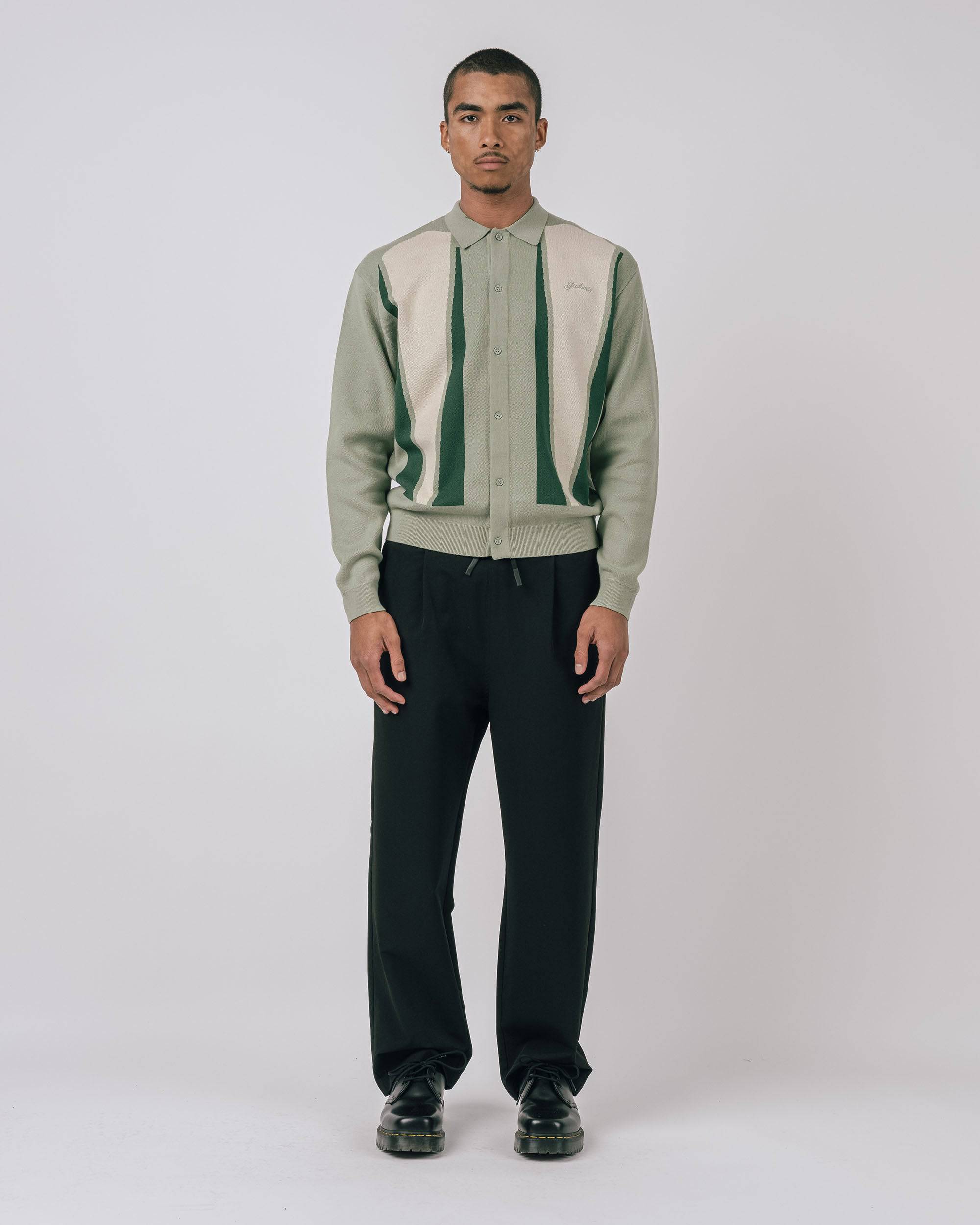 Roberts L/S Knit Cardigan - Students Golf