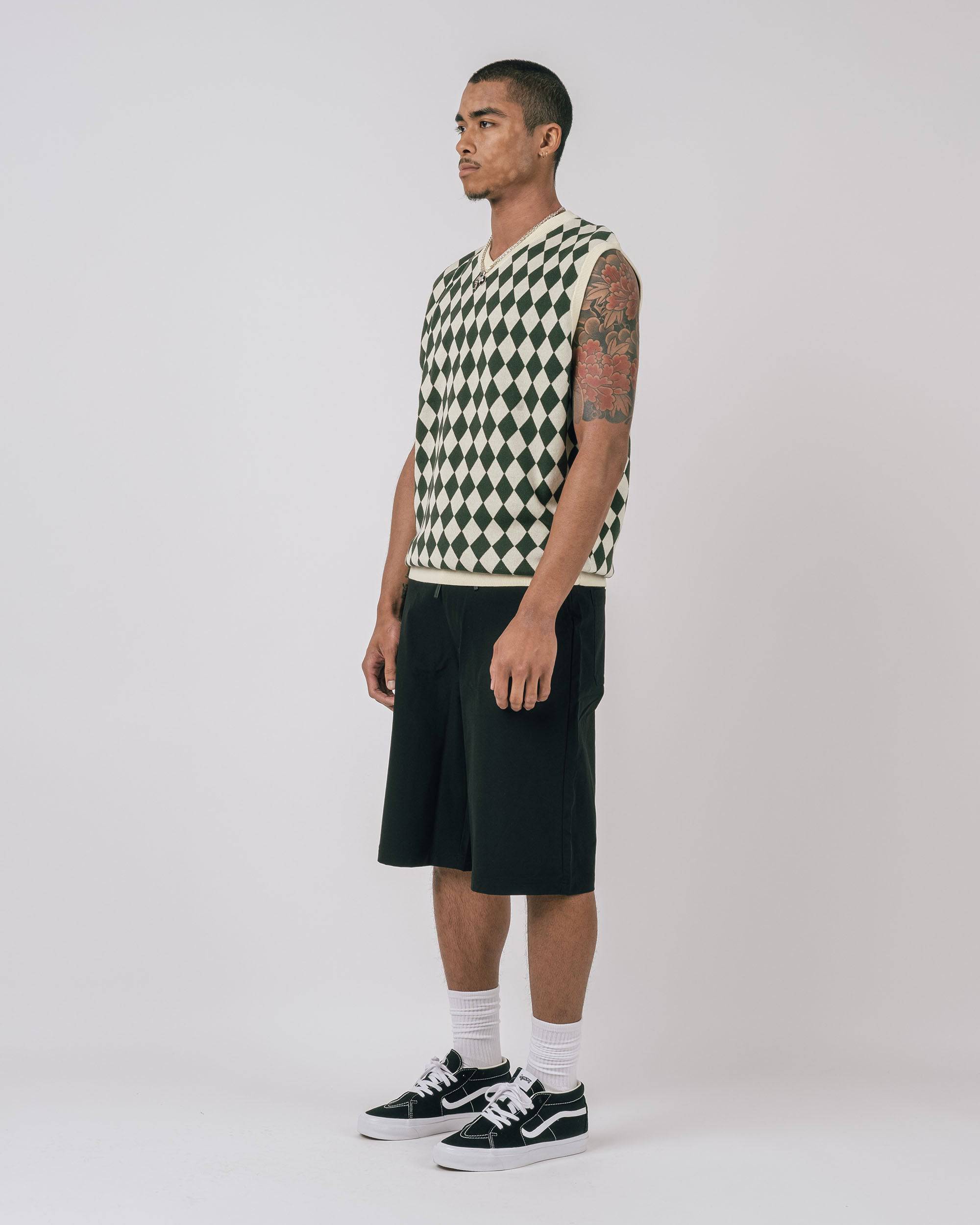 Woods Knit Vest Sweater - Students Golf