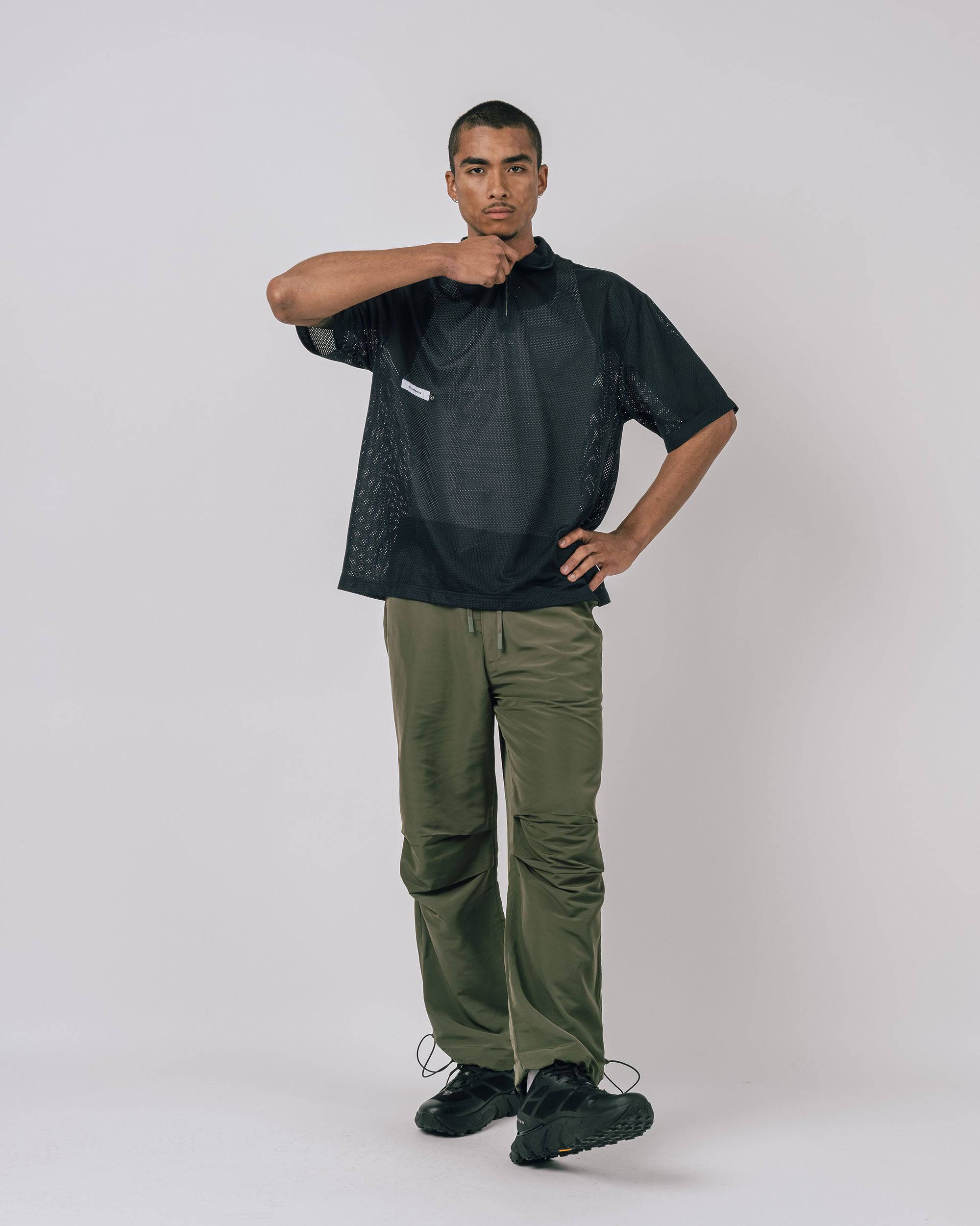 Course Marshal S/S Mesh Zip Polo - Students Golf