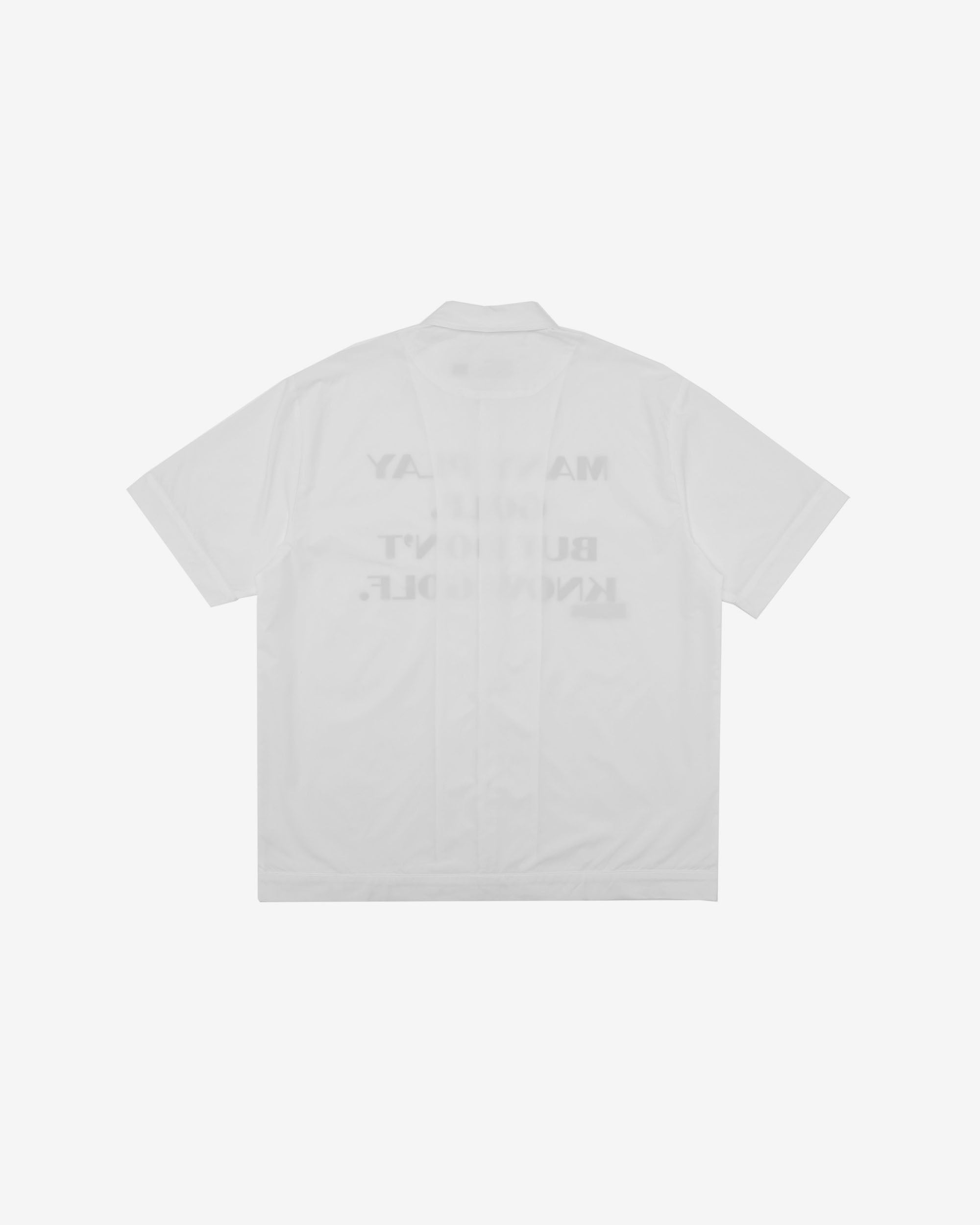 Educate S/S Poplin Button-Up Shirt - Students Golf