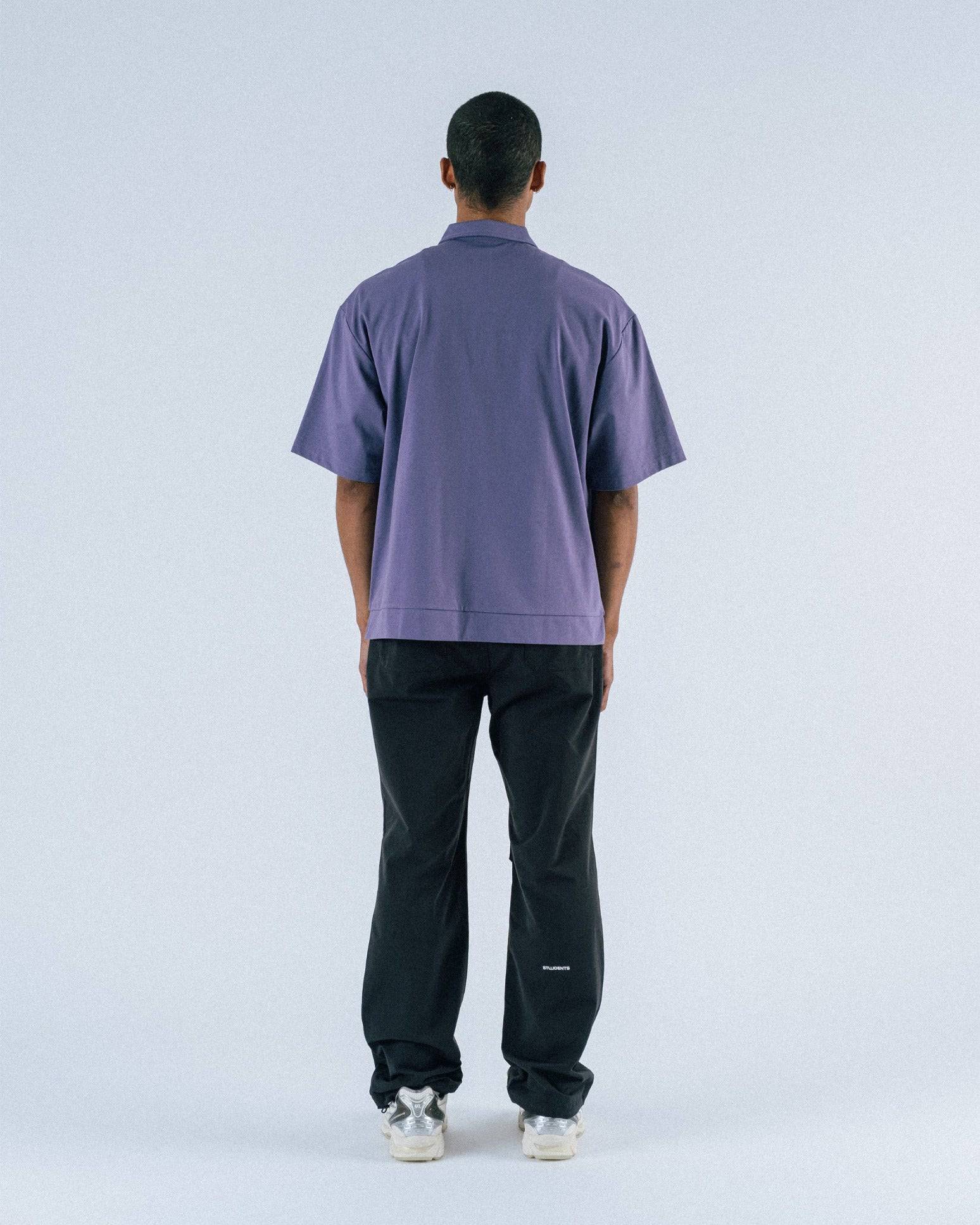 Lanser S/S Jersey Zip Polo Shirt - Students Golf