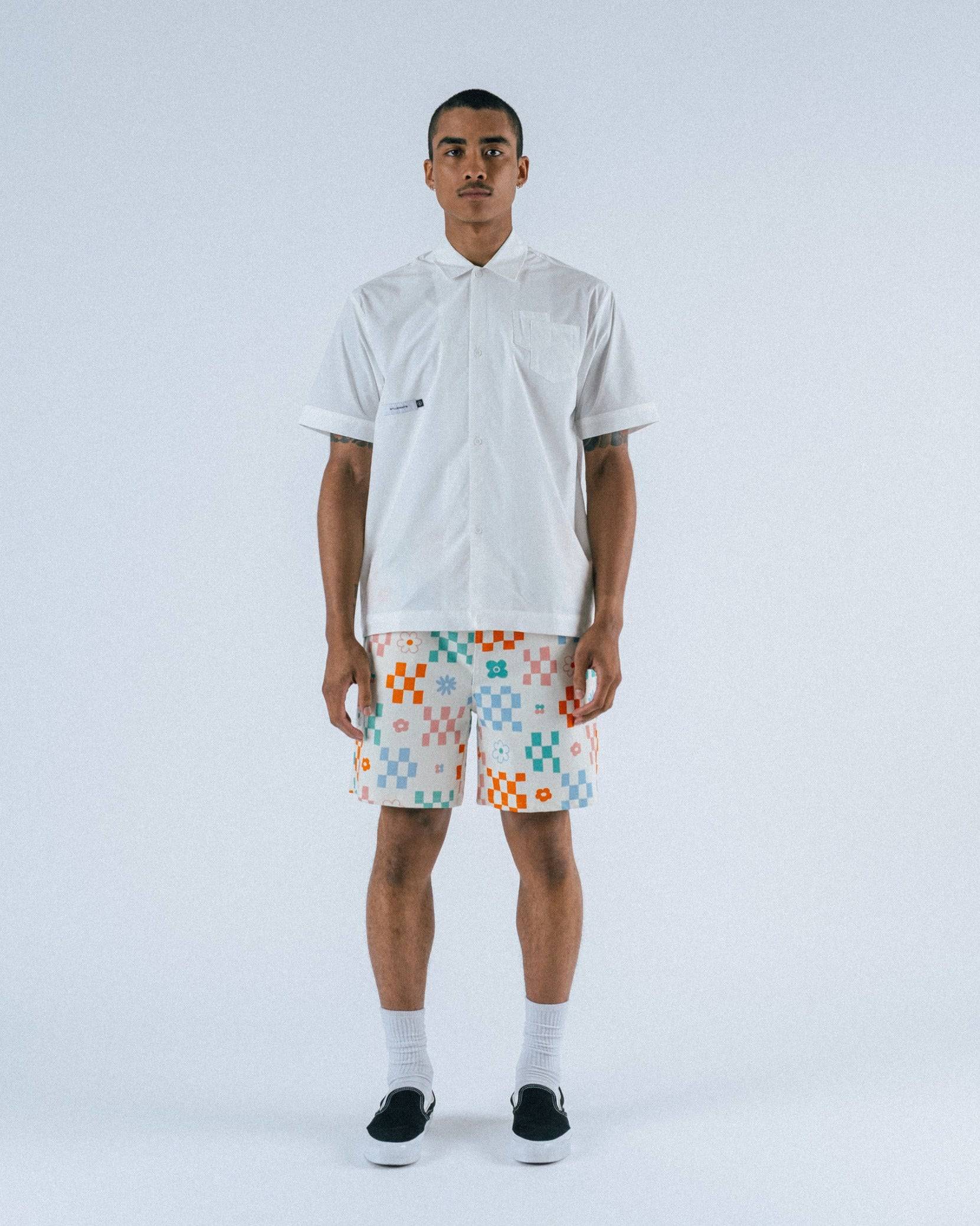 Oxford S/S Poplin Button-Up Shirt - Students Golf