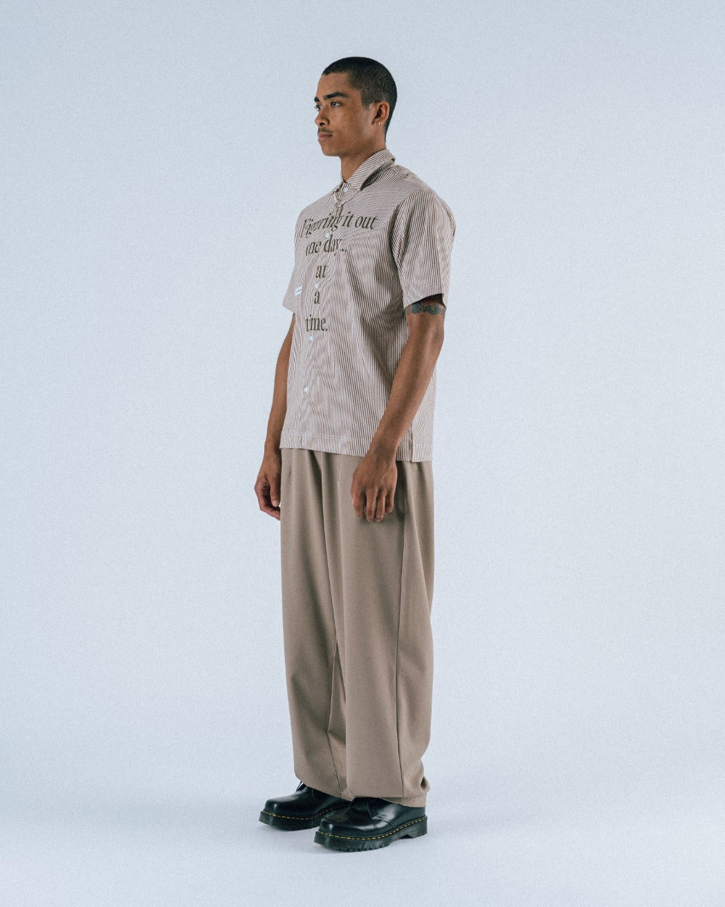 Calculus Baggy Pleated Pants