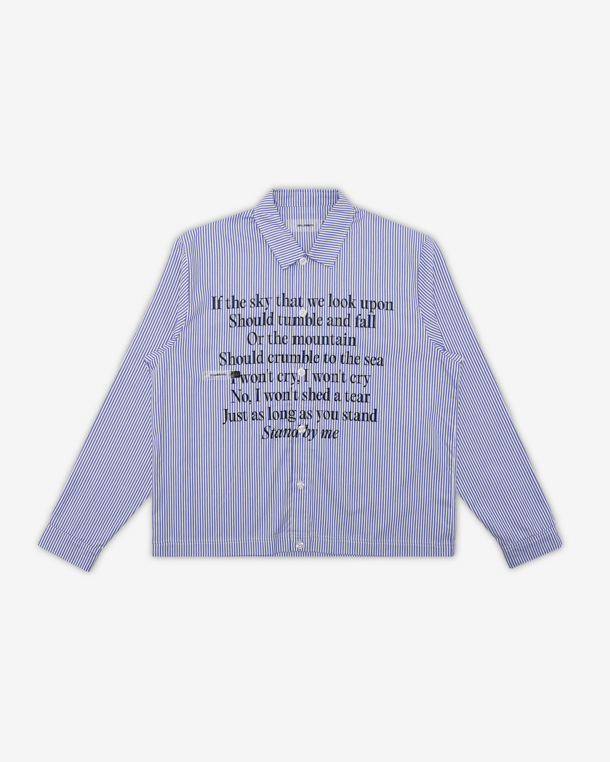 Students Golf - Riverton L/S Stripe Button-Up