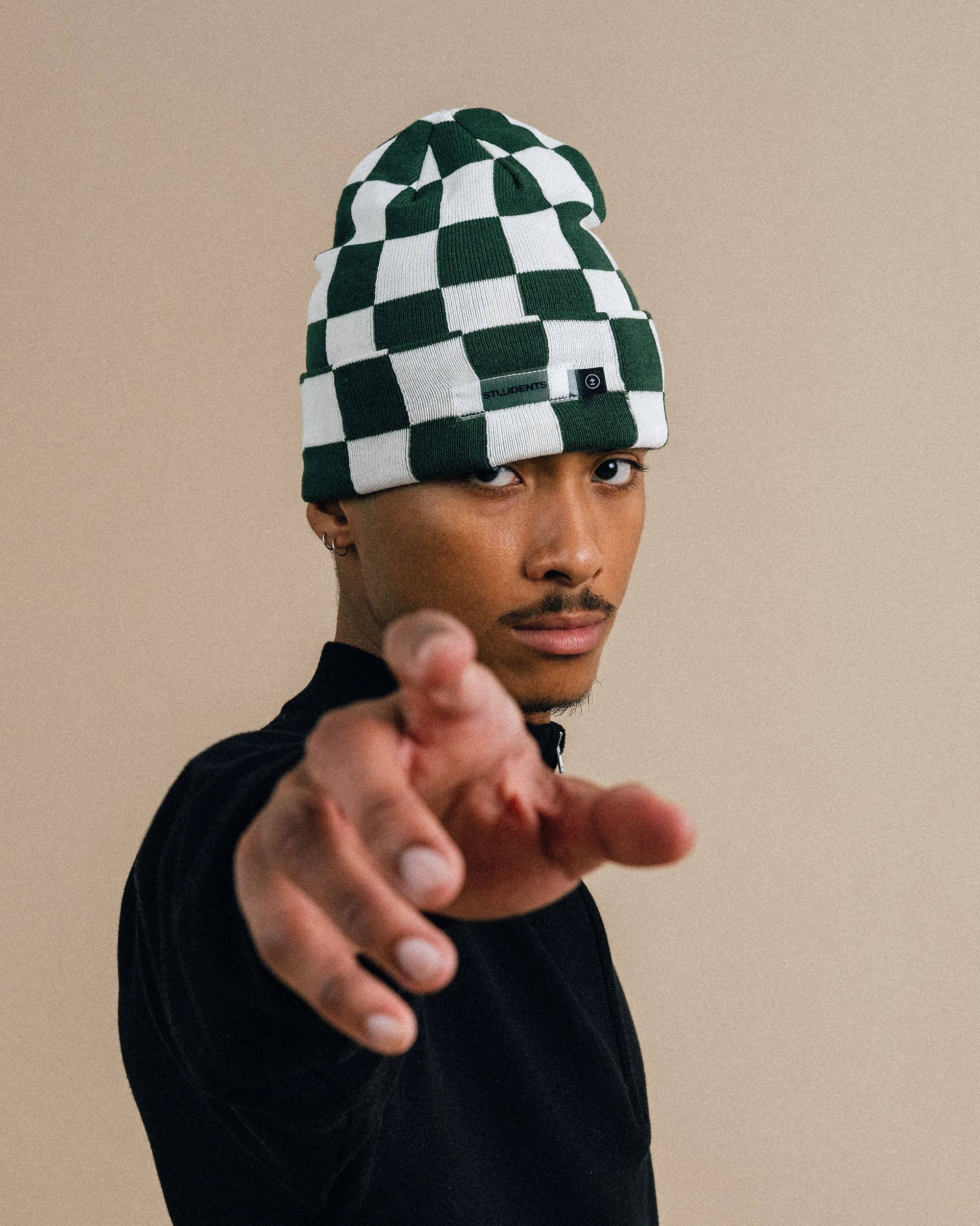 Aiken Checker Beanie - Students Golf