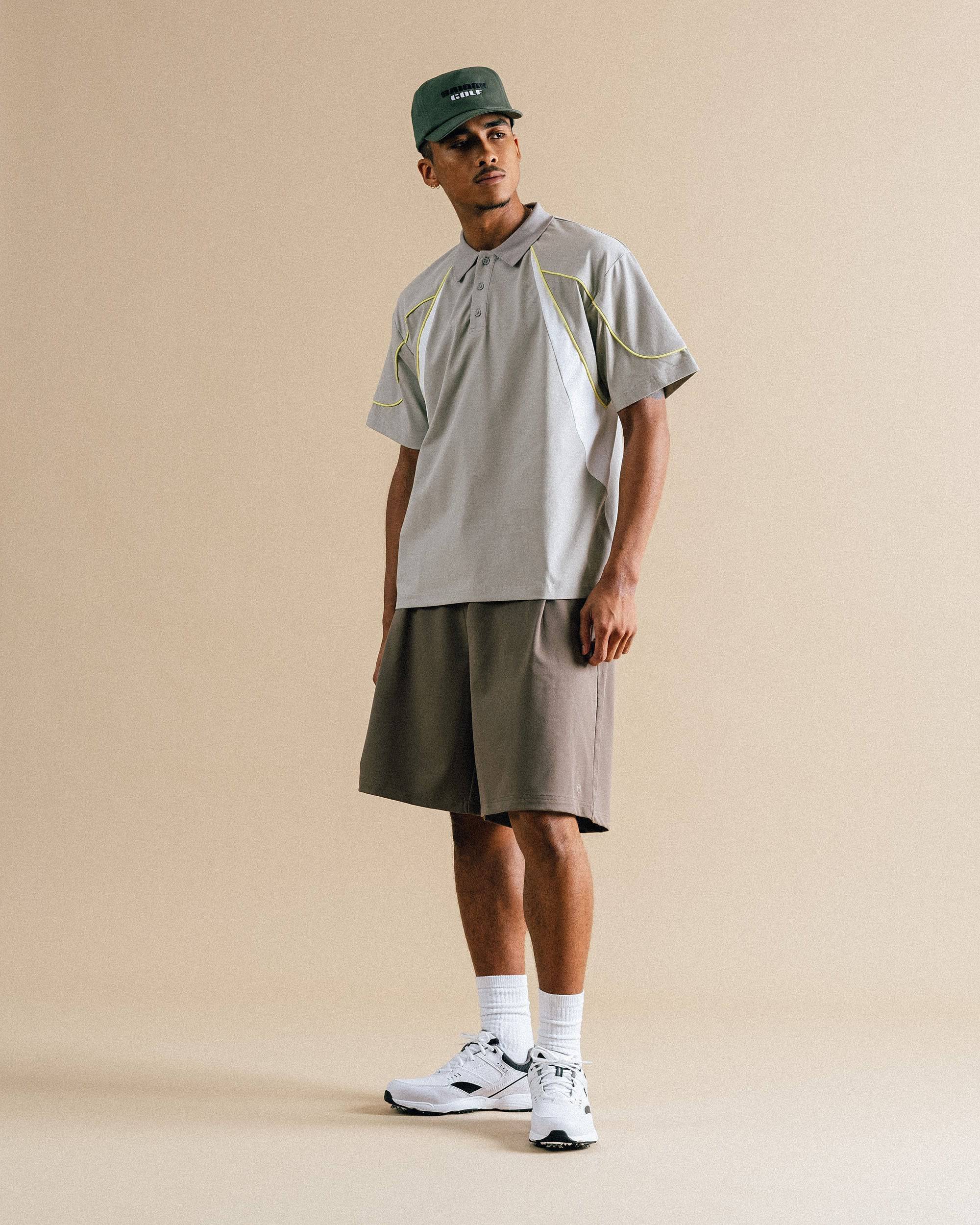 Calculus Baggy Slack Pleated Shorts - Students Golf