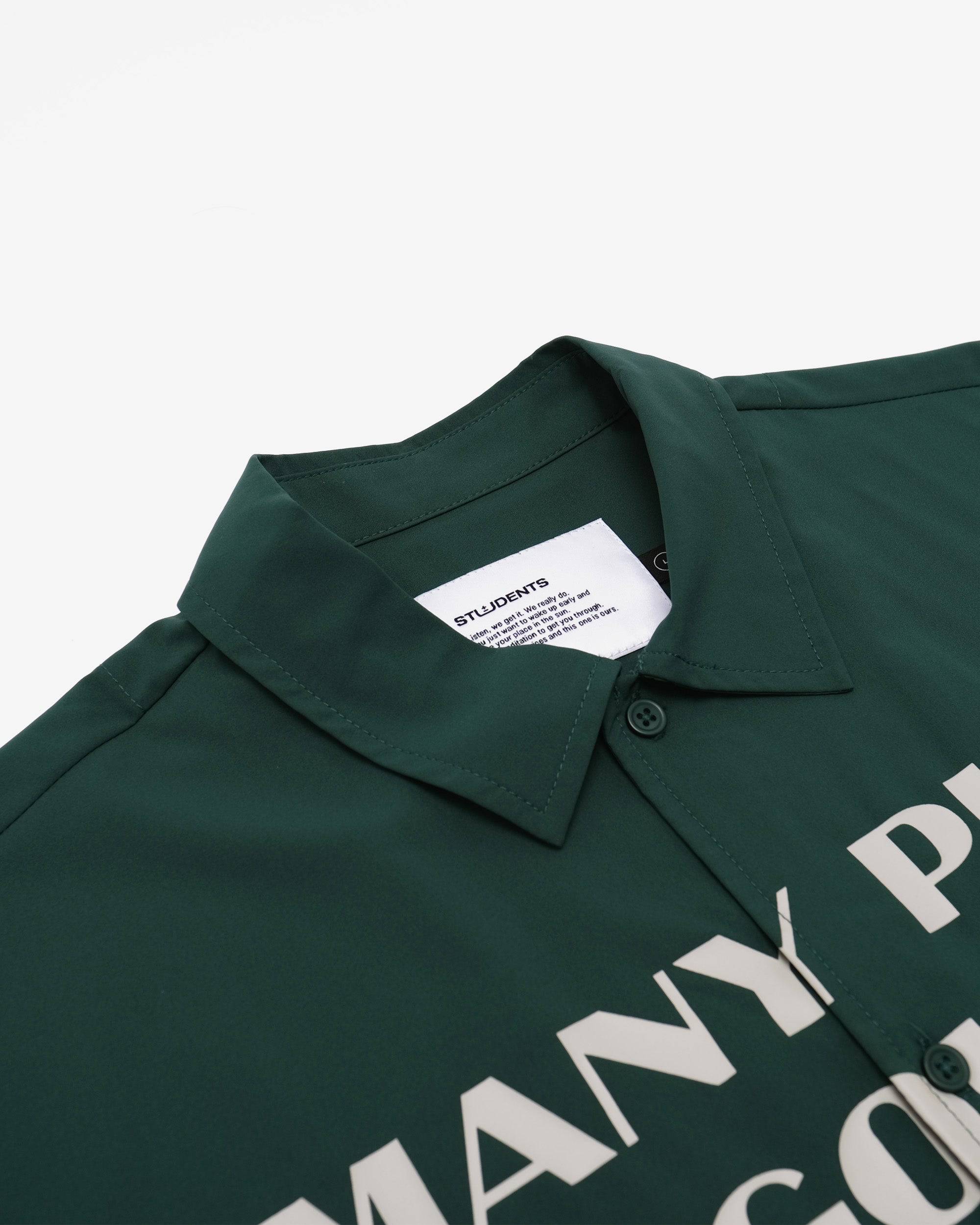 Educate S/S Poplin Button-Up Shirt - Students Golf