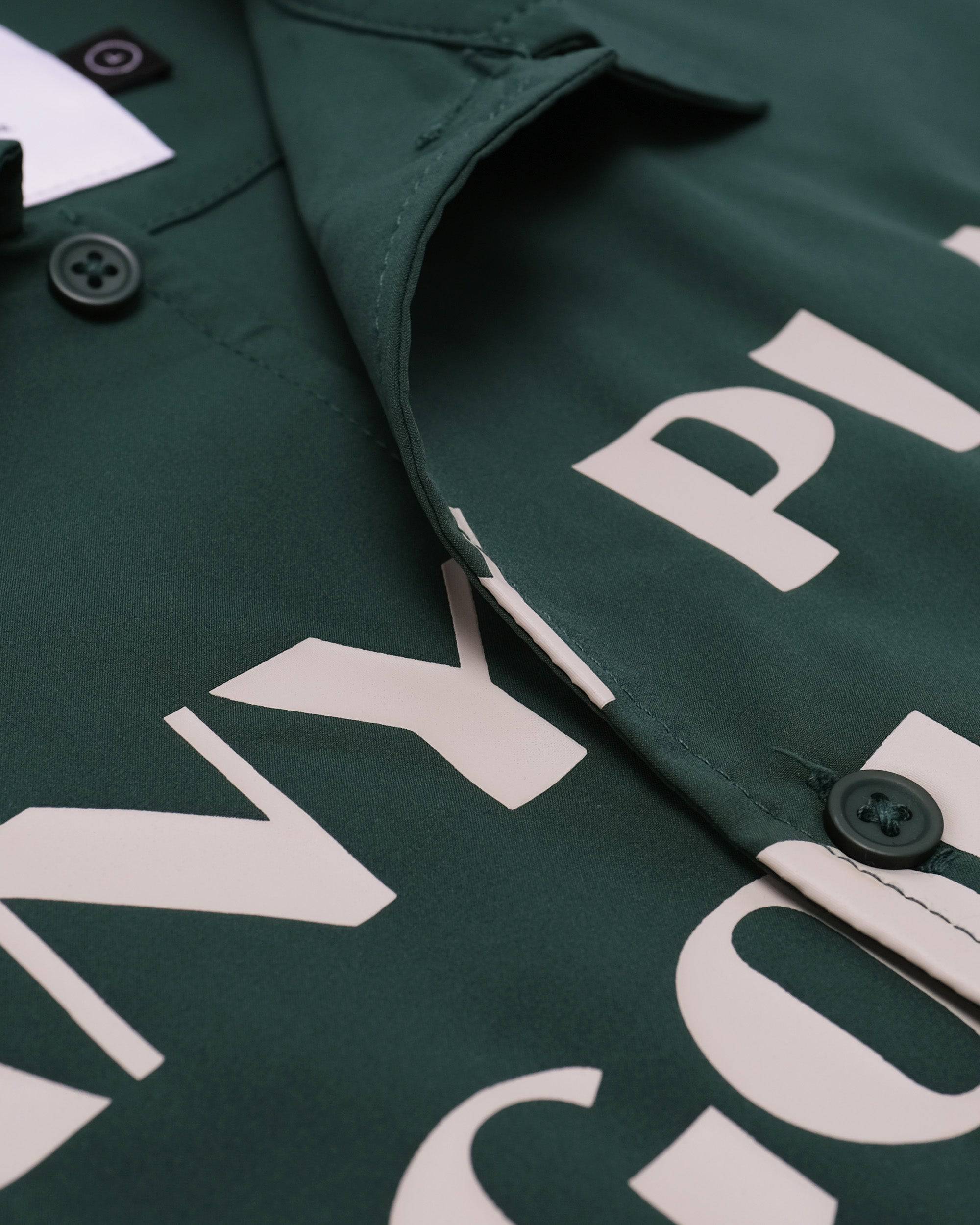 Educate S/S Poplin Button-Up Shirt - Students Golf