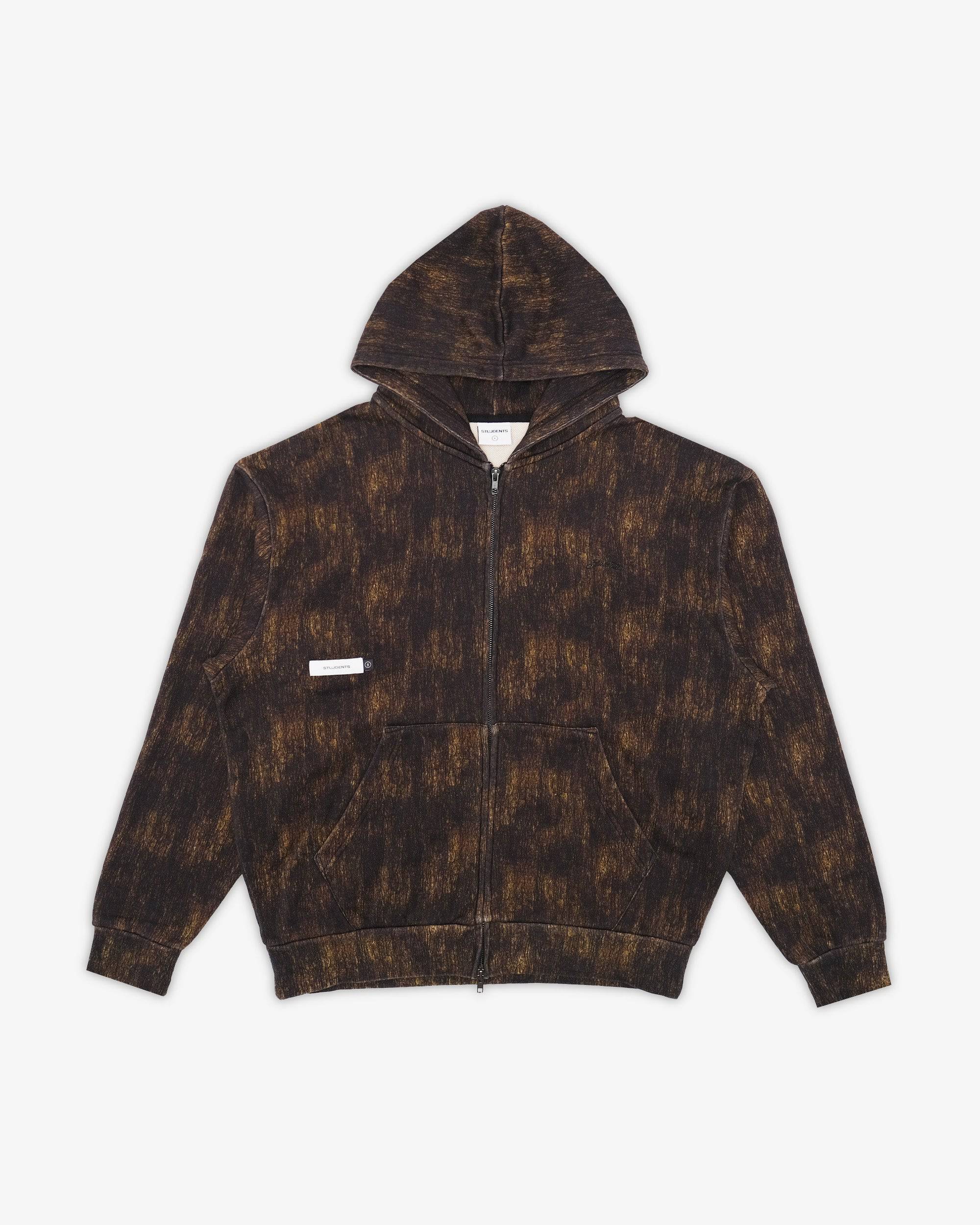 Bushill Camo Fleece Zip Hoodie - Students Golf