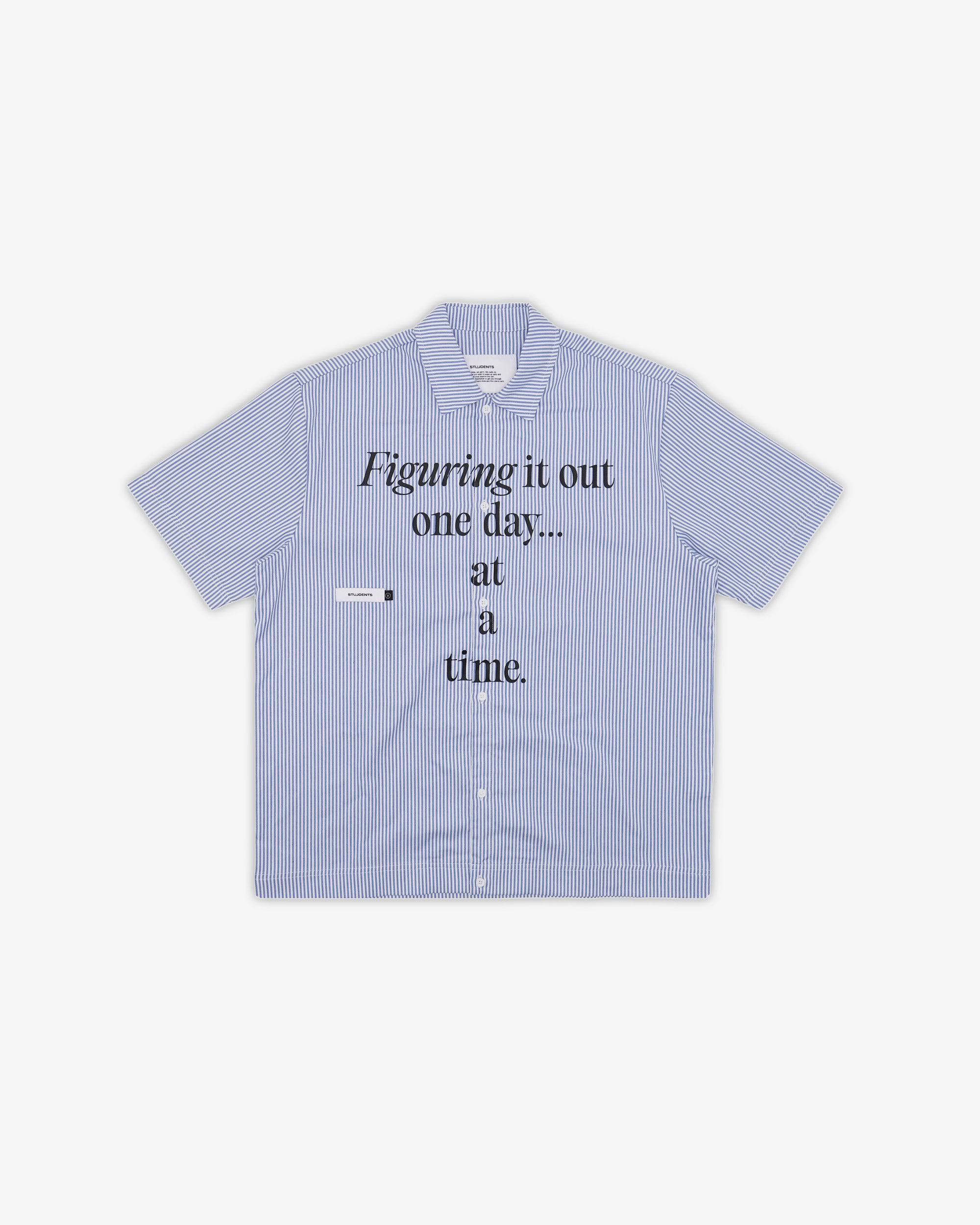 Reymon S/S Stripe Oxford Button-Up Shirt - Students Golf