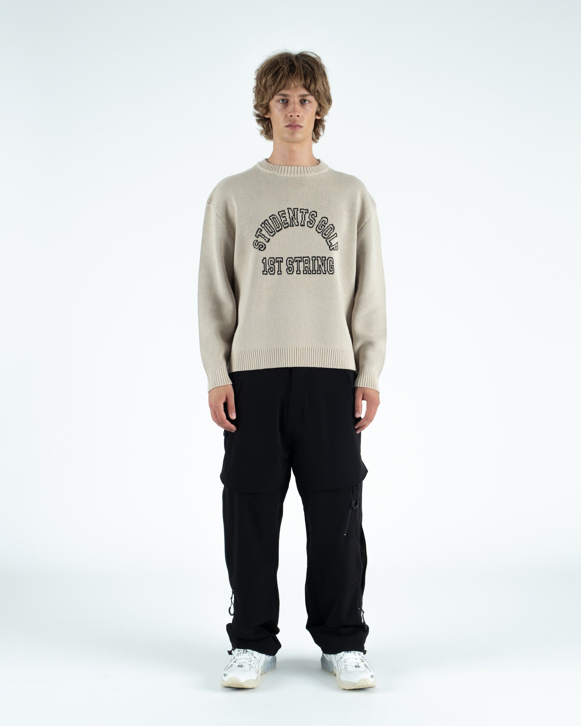 1st String Knit Crew Sweater - Students Golf