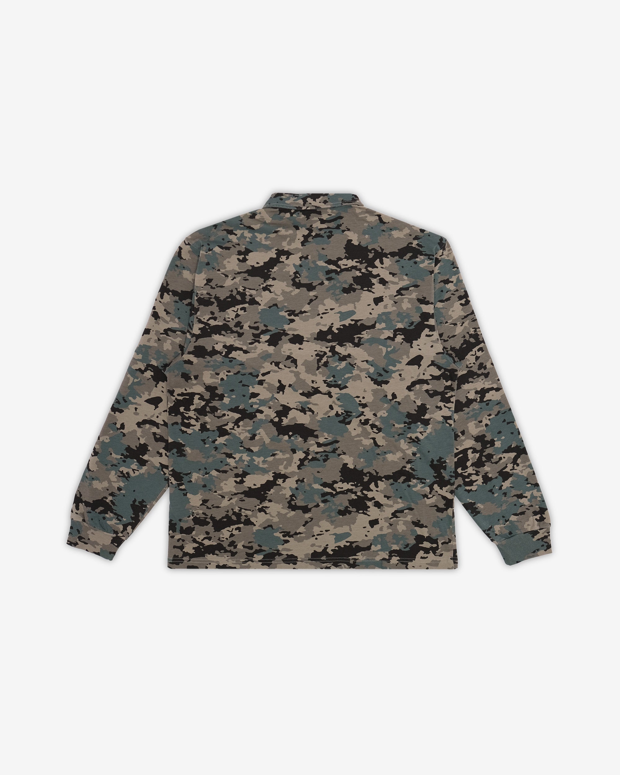 Students Golf - Gunnison Camo L/S Zip Polo