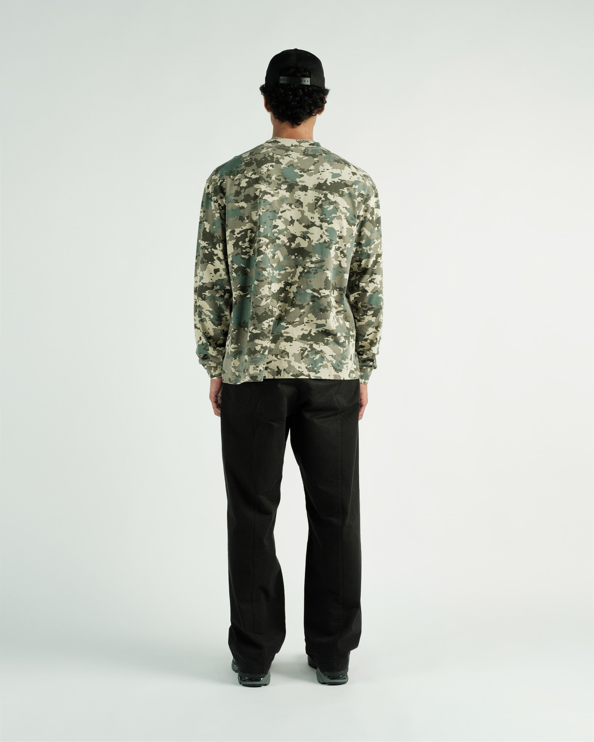Students Golf - Payson Camo L/S Crew T-shirt