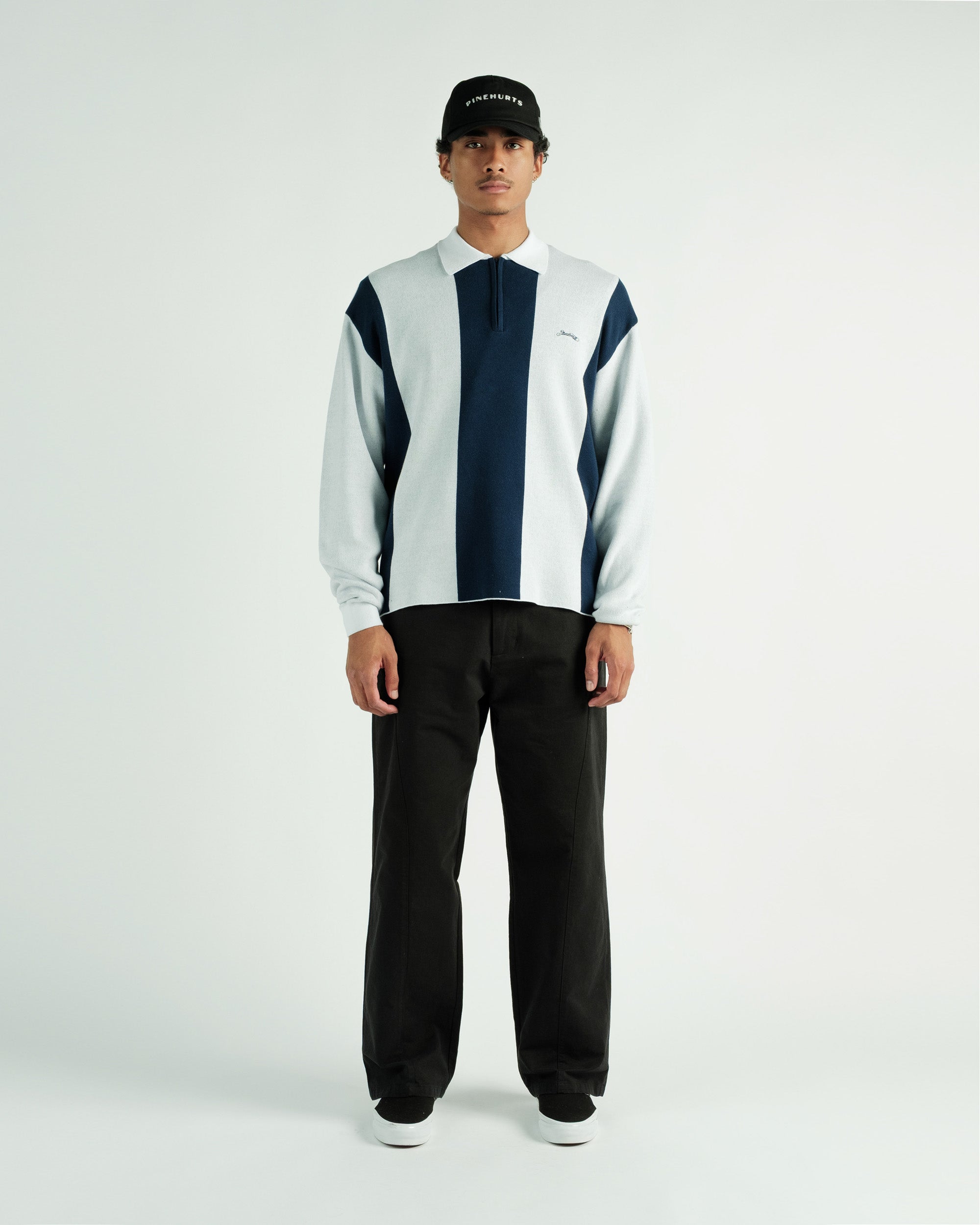 Students Golf - Gibson Knitted L/S Sweater Polo