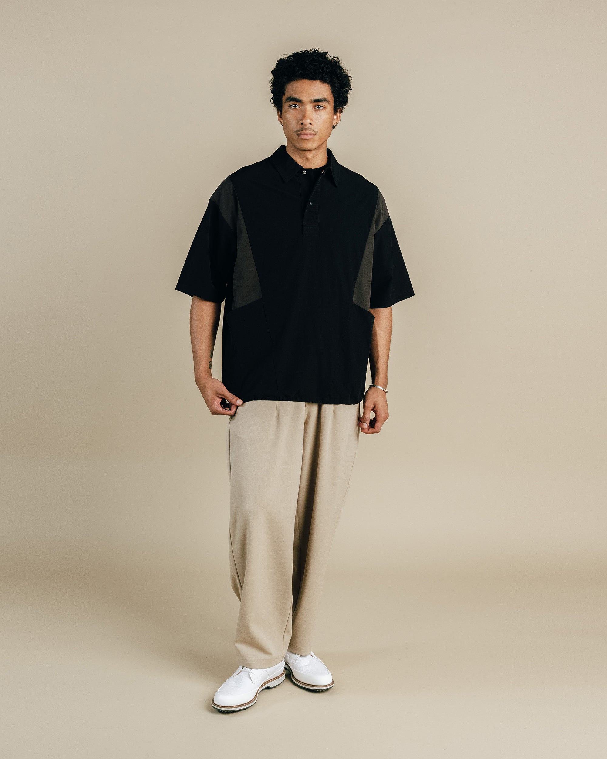 Calculus Baggy Pleated Pants