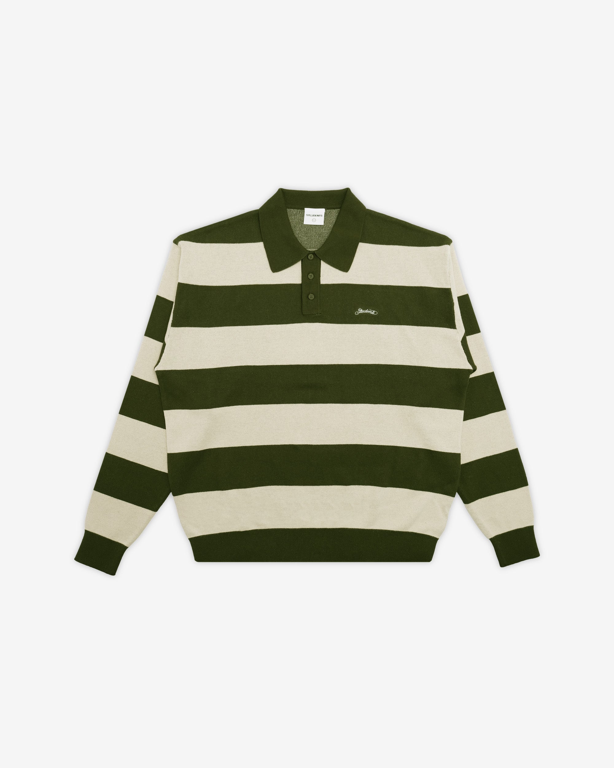 Whittier Knit LS Polo Sweater