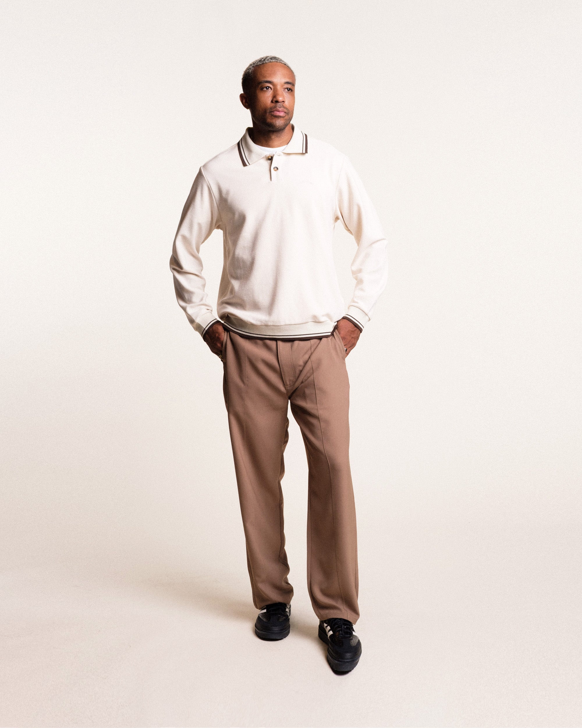 Hereford L/S Sweater Polo