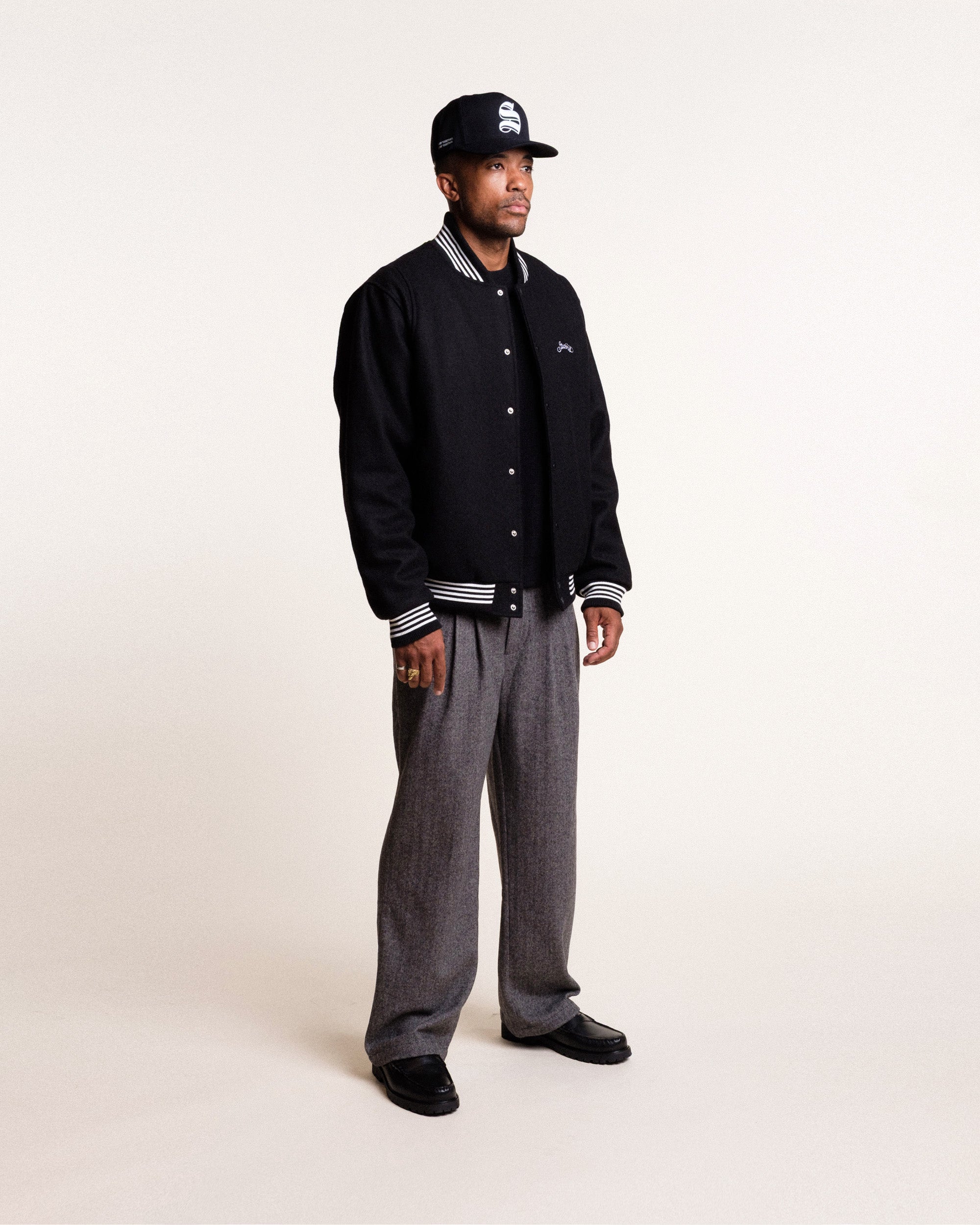 Tradition Double Pleated Wool Pants