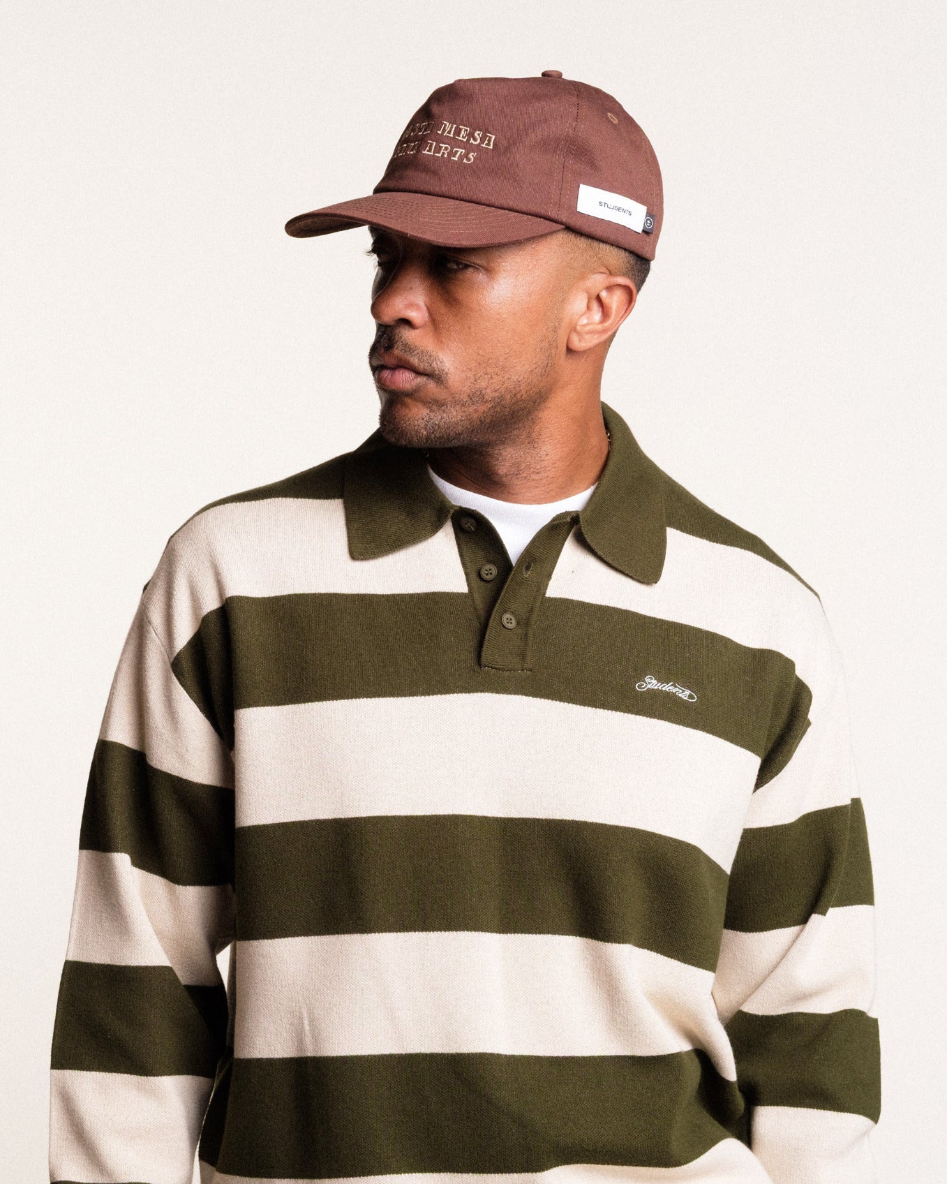Whittier Knit LS Polo Sweater