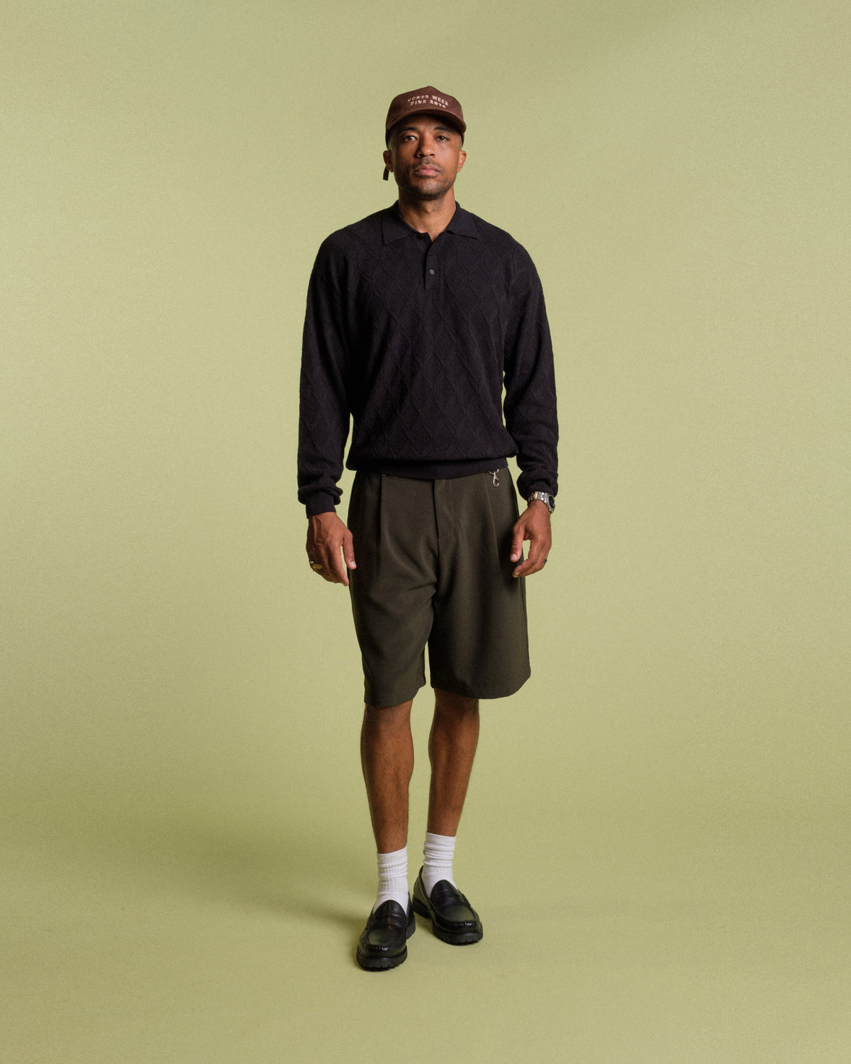Carlsbad Knit L/S Polo Sweater