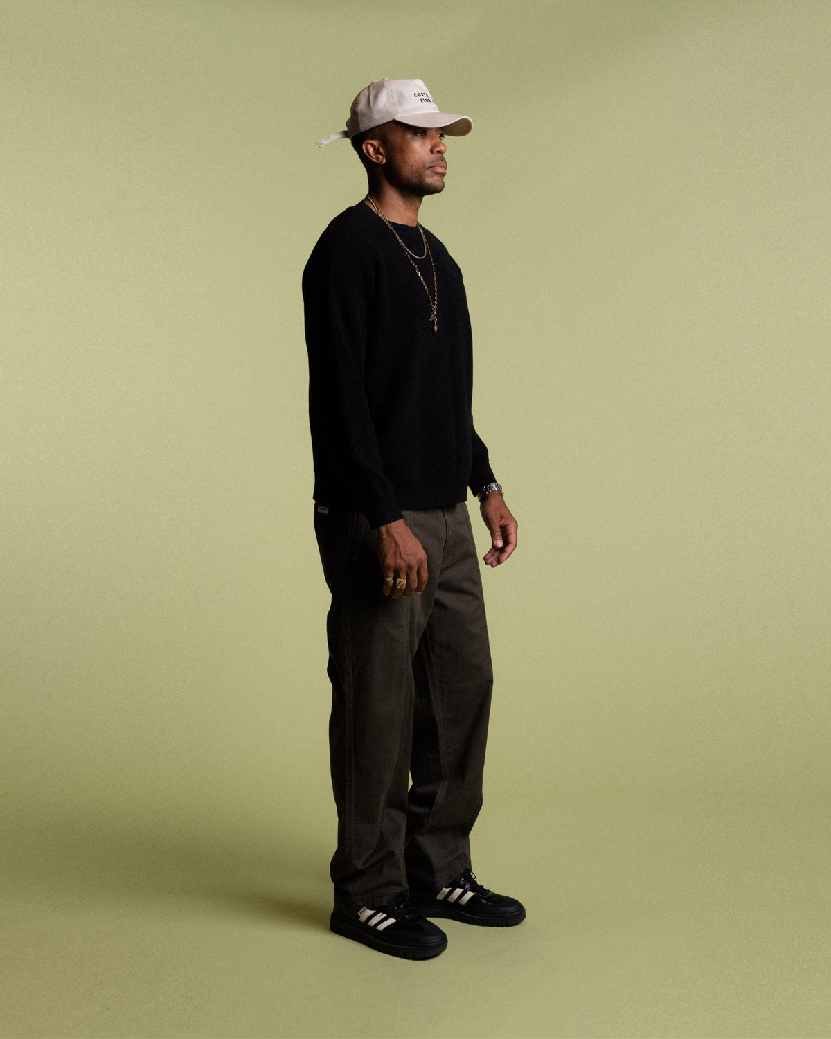 Irvine Waffle Knit Crew Sweater