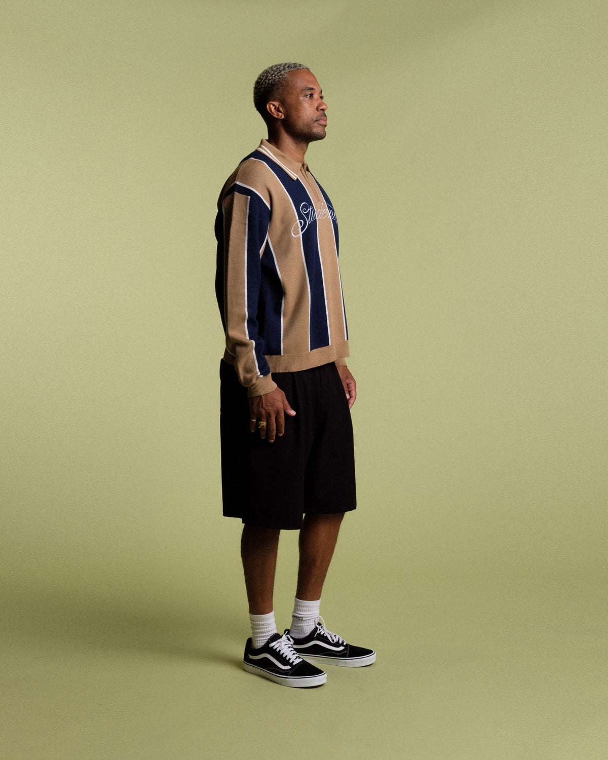 Visalia Knit LS Polo Sweater